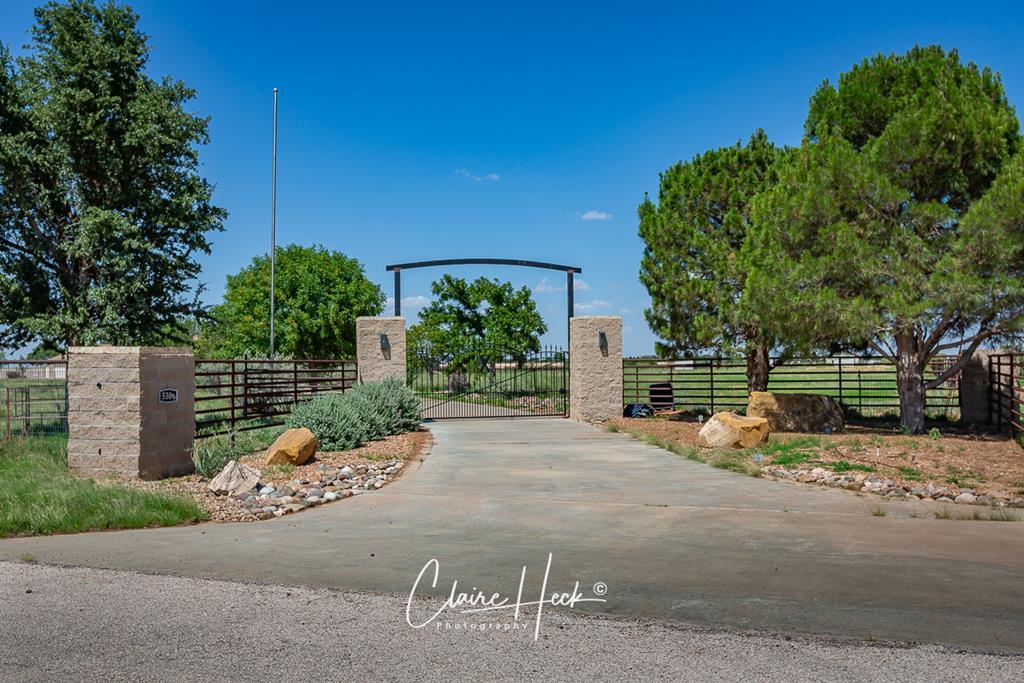 Country estate living with room to roam! Beautiful 4 BR, 3.5 home with approx 17.7 acres of land! Sparkling pool and spa plus outdoor cabana with fireplace and cooking area. 4 pipe fenced pastures, 2 large insulated shops (apprx 1800 ft and 1440 ft); horse barn with 7 stalls and tack room; 2 wells with tank storage, city water to house and outbuiildings; 3 horse stalls in pasture; beautiful remodeled gourmet island kitchen with granite counters, tile, and hardwood flooring; recent Class IV roof; master bath remodel in progress. Rare opportunity for West Texas!
