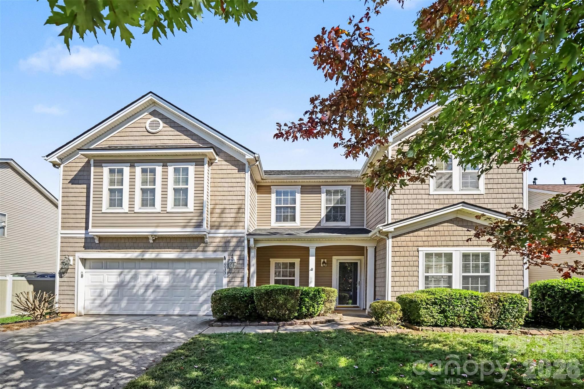 4 bedrooms, 2.5 bathrooms, and 3,500 + square feet, this home offers additional living areas such as a dedicated office, an upstairs loft, and bonus space. This home has a full bathroom on the first floor, a living and family room, and a large eat-in kitchen with updated SS appliances. The second floor has the primary suite, 2 large bedrooms with walk-in closets, and a loft.  Plenty of flexibility to use the home in ways that work for your needs. Recent improvements include fresh interior paint, updated flooring downstairs, and brand new flooring upstairs. The roof is less than five years old and the neighborhood pool is available in the summer months.