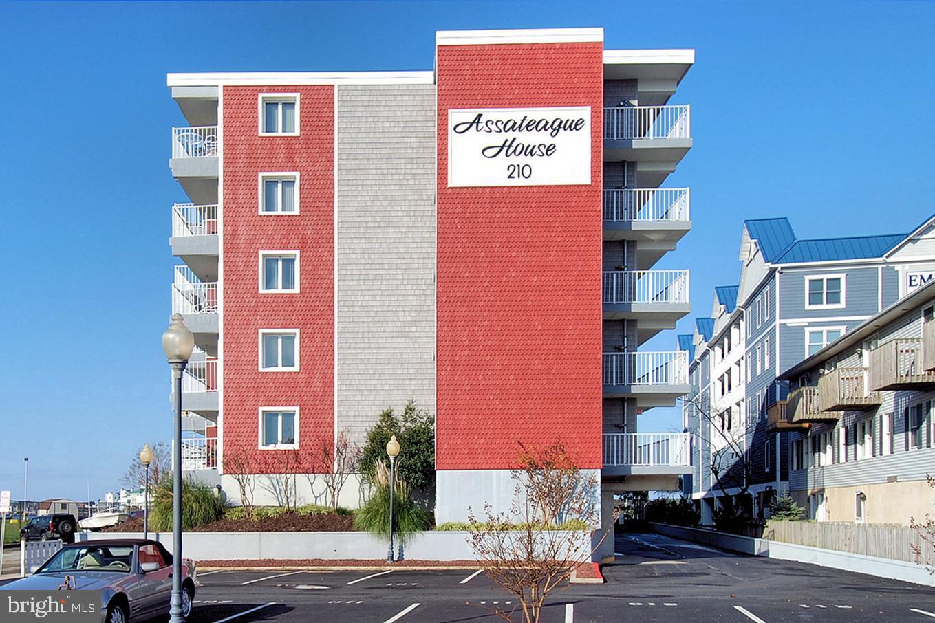 Only unit in Assateague House currently for sale! The last 2 bedroom 2 bath unit sold in 2024 so you know this place is hot! Sellers put in new kitchen cabinets, granite counter tops,  and LVP flooring in 2024. This waterfront building is perched on the perfect corner where the bay meets the ocean, offering breathtaking panoramic views of the surrounding waterways. Step inside this stunning unit, where an open floor plan is bathed in natural light! The main living area features a seamless blend of living and dining spaces, both enjoying views through sliding glass doors that lead to a private balcony. The gourmet kitchen is a culinary delight, boasting custom cabinetry, sleek granite countertops, a full suite of stainless-steel appliances, and carefully placed feature lighting that enhances its elegance. Retreat to the spacious primary bedroom with its own ensuite bathroom, designed for relaxation. An additional guest bedroom and well-appointed hall bathroom provide comfort for visitors. Completing the home’s layout is a convenient laundry center and additional storage space. Step out onto the balcony to savor your morning coffee or evening cocktail while taking in unobstructed views of the bay, inlet, and the distant shores of Assateague Island, where you can even catch a glimpse of the Atlantic waves crashing ashore. This prime in-town location takes you just steps from Ocean City’s famous boardwalk, where you can enjoy a variety of restaurants, shopping, entertainment venues, and of course, the sandy shores of the Atlantic Ocean. Come experience 210 Worcester St. and make this your ultimate coastal retreat—because life truly is better at the beach!