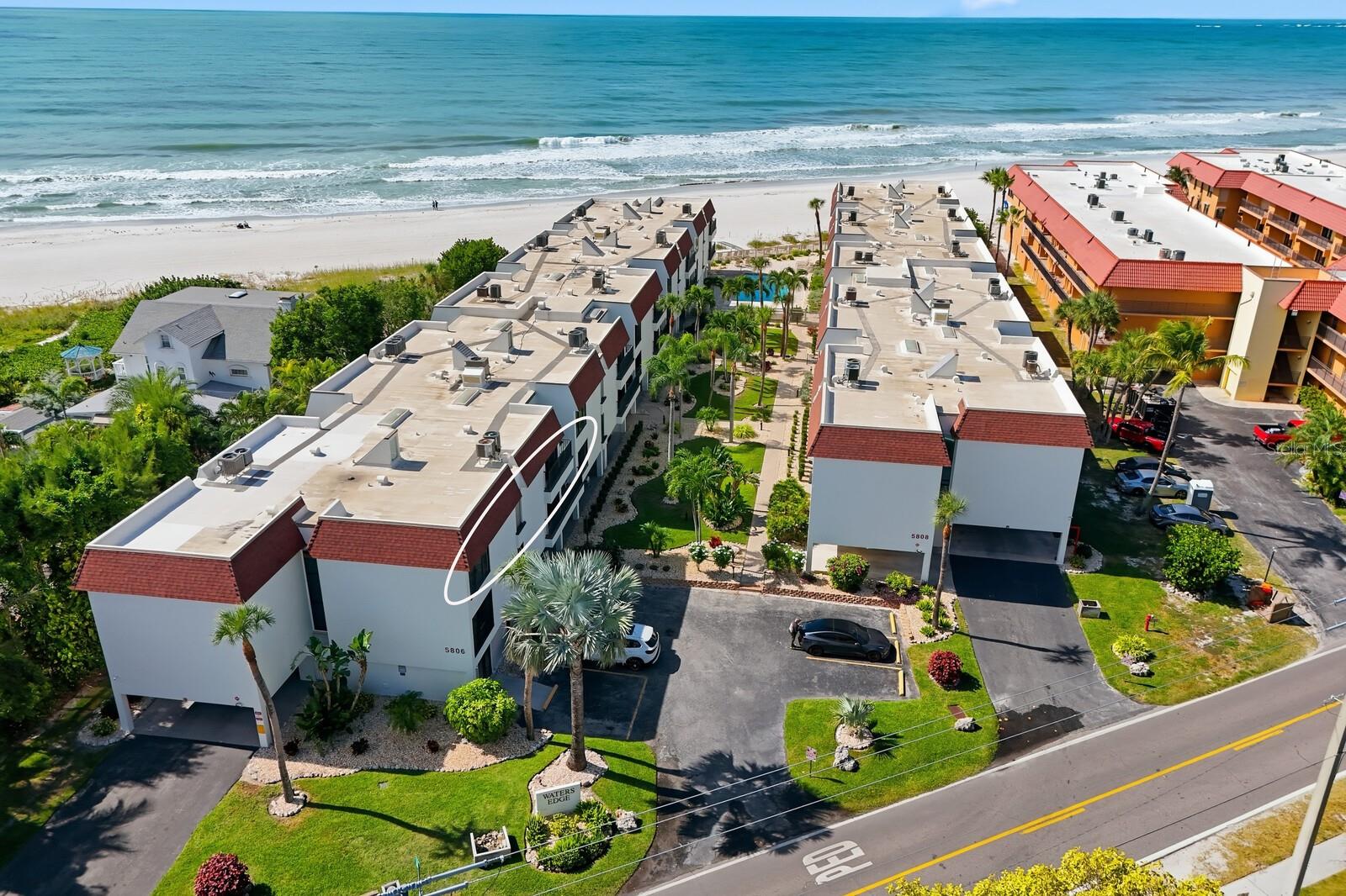 Blank Canvas on Anna Maria Island! 2-bedroom, 2-bath plus den/office condo has been completely cleared out, offering a rare opportunity for the new owner to design their perfect coastal retreat.  This is the ultimate opportunity to create a custom, luxury condo in a highly sought-after island location.