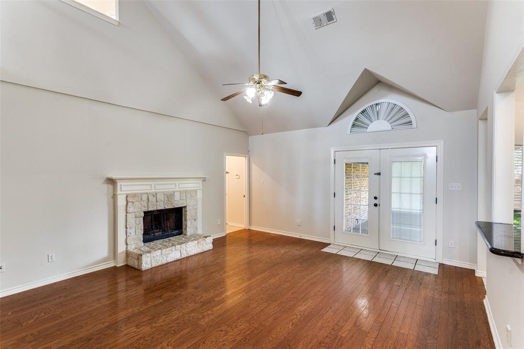 Exemplary Plano ISD – East Facing – Walk to Russell Creek Park. Beautifully remodeled traditional home located in the highly desirable Estates at Russell Creek within the award-winning Plano ISD (Andrews Elementary, Rice Middle, Jasper High, and Plano West Senior High). This stunning 4-bedroom, 2.5-bath residence features two bedrooms on the first floor, ideal for multi-generational living or a private study setup. Step inside to find soaring ceilings, abundant natural light, and an open, functional layout perfect for everyday living and entertaining.The island kitchen offers granite countertops, stainless-steel appliances, a gas cooktop, and generous cabinet space, seamlessly connecting to the breakfast nook and the spacious family room with a 20-foot ceiling. Recent improvements include: • Brand-new carpet throughout• Fresh neutral interior paint including all doors and baseboards • Refinished cabinetry with new paint • Updated modern lighting and fixturesThe primary suite features a custom closet system and spa-inspired bath. Upstairs includes a loft area perfect for a study, playroom, or game room.Outdoor living shines with a 20 x 12 covered patio, lush landscaping, and a large private yard accented with stone borders, perfect for gatherings or quiet relaxation. Exemplary Plano ISD schools and low property tax area, approx. 1.69 percent per Collin County Appraisal District 2024, buyer to verify. Conveniently located near Highway 121, US-75, and Dallas North Tollway, this home is minutes from Russell Creek Park, Capstone Park, Davis Library, Legacy West, premier shopping, dining, and recreation.