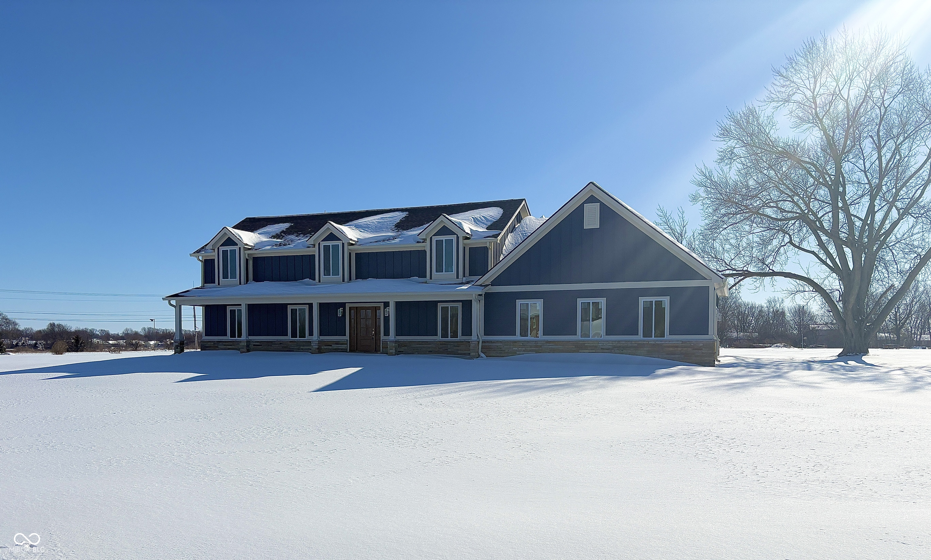Stunning Modern Farmhouse on Over an Acre  Welcome to this beautifully reimagined home that blends classic charm with modern luxury. Originally a ranch, this property was completely gutted and rebuilt-keeping the solid original basement and adding a stunning second story for extra space and style. Every inch has been thoughtfully designed and professionally finished, from dual laundry rooms, oversized garage, brand new driveway, and built ins.  Home features two master suites (one on the main level and one upstairs), this home is perfect for multi-generational living or guests. You'll love the expansive loft, ideal for a media room, play area, or reading lounge. The office on the main floor could easily serve as a fourth bedroom, offering flexible options for any lifestyle.  The finished basement adds even more living space-great for a home gym, rec room, or hobby area. Two separate HVAC systems ensure year-round comfort throughout. Set on just over an acre, you'll enjoy plenty of room to relax, garden, or entertain outdoors.  This home combines the best of old and new!  It's truly move-in ready and feels like a brand-new custom build.