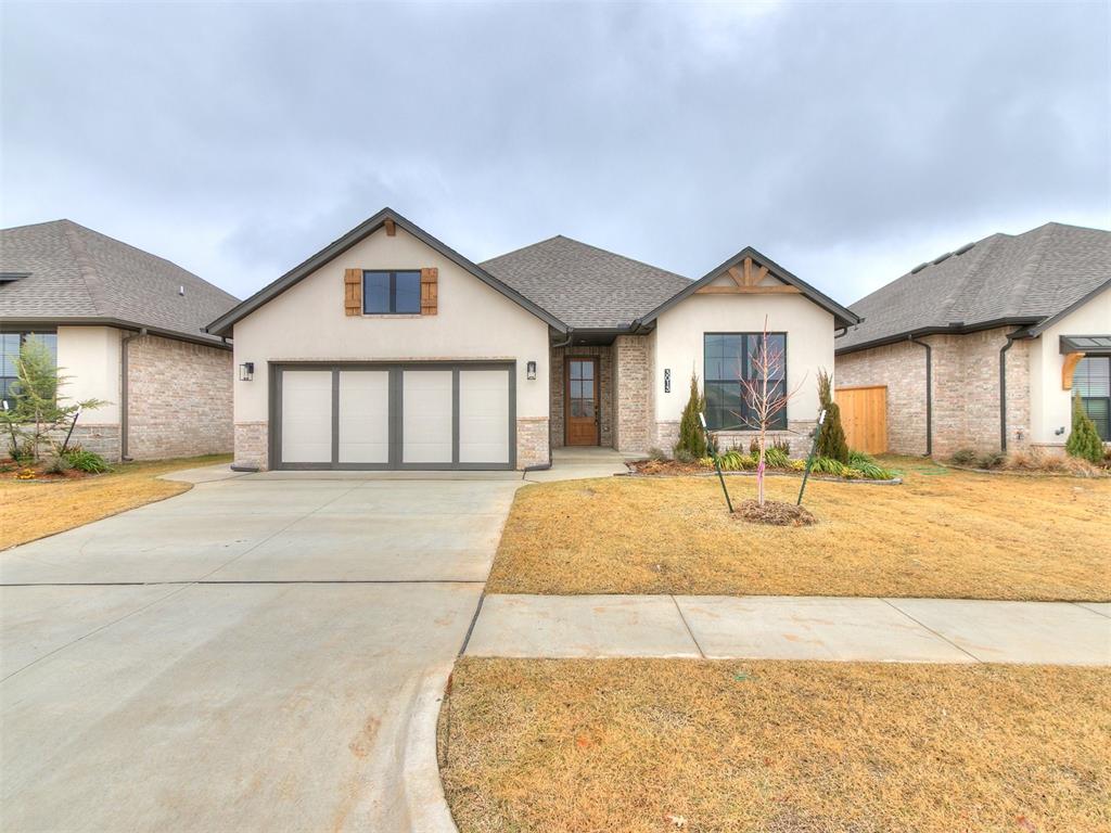 This NEW CONSTRUCTION home is located in the stunning Sandoval addition in South OKC on SW 134th and May.  This is a GATED active adult community with lawn maintenance included in the lease rate.This home features 3 bedrooms, 2 baths and is 1,609 square feet.  This home has unique finishes and amenities such as deco tile, a pot-filler in the kitchen, a tankless water heater, an outdoor fireplace, luxury closet shelving, built-in appliances, an irrigation system, custom lighting, and so much more!Tenant is responsible for electric, gas, and water.  No smoking or vaping.  A 12-month lease, background check, and credit check are required.