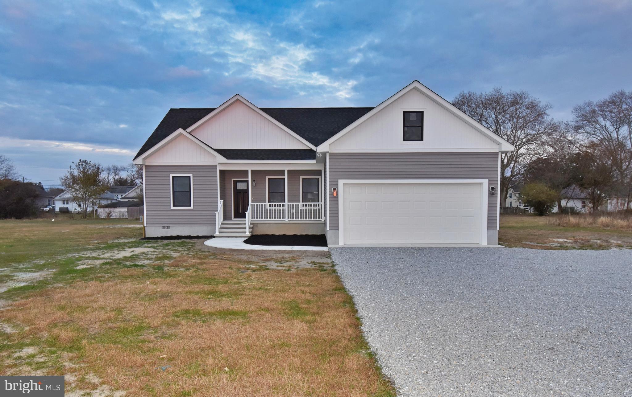 OPEN HOUSE Saturday Nov 22nd from 12:00 - 2:00 **BRAND NEW CONSTRUCTION!** Welcome to 309 Brown St that qualify for 100% financing! Be the first to call this beautifully crafted new construction home yours! Located in the quiet charm of Mardela Springs, 309 Brown St offers 3 spacious bedrooms, 2 full bathrooms, and 1,416 square feet of stylish, modern living. Step inside to find a bright and open floor plan, that will feature gray-colored luxury vinyl plank flooring throughout—durable, low maintenance, and perfect for everyday living. The kitchen will be a showstopper with all white cabinetry, white granite countertops with elegant gray veining, and a full suite of stainless-steel appliances, making it as functional as it is beautiful. Outdoors, you'll find a 10x12 deck with the home sitting on just over 1 acre, giving you plenty of space to enjoy outdoor living, gardening, or creating your dream backyard oasis. A 2-car attached garage offers convenience and additional storage. With clean lines, fresh finishes, and thoughtful design, this home will be a perfect blend of comfort and contemporary style. Don’t miss your opportunity to own a brand-new home in a peaceful setting—schedule your private showing today!