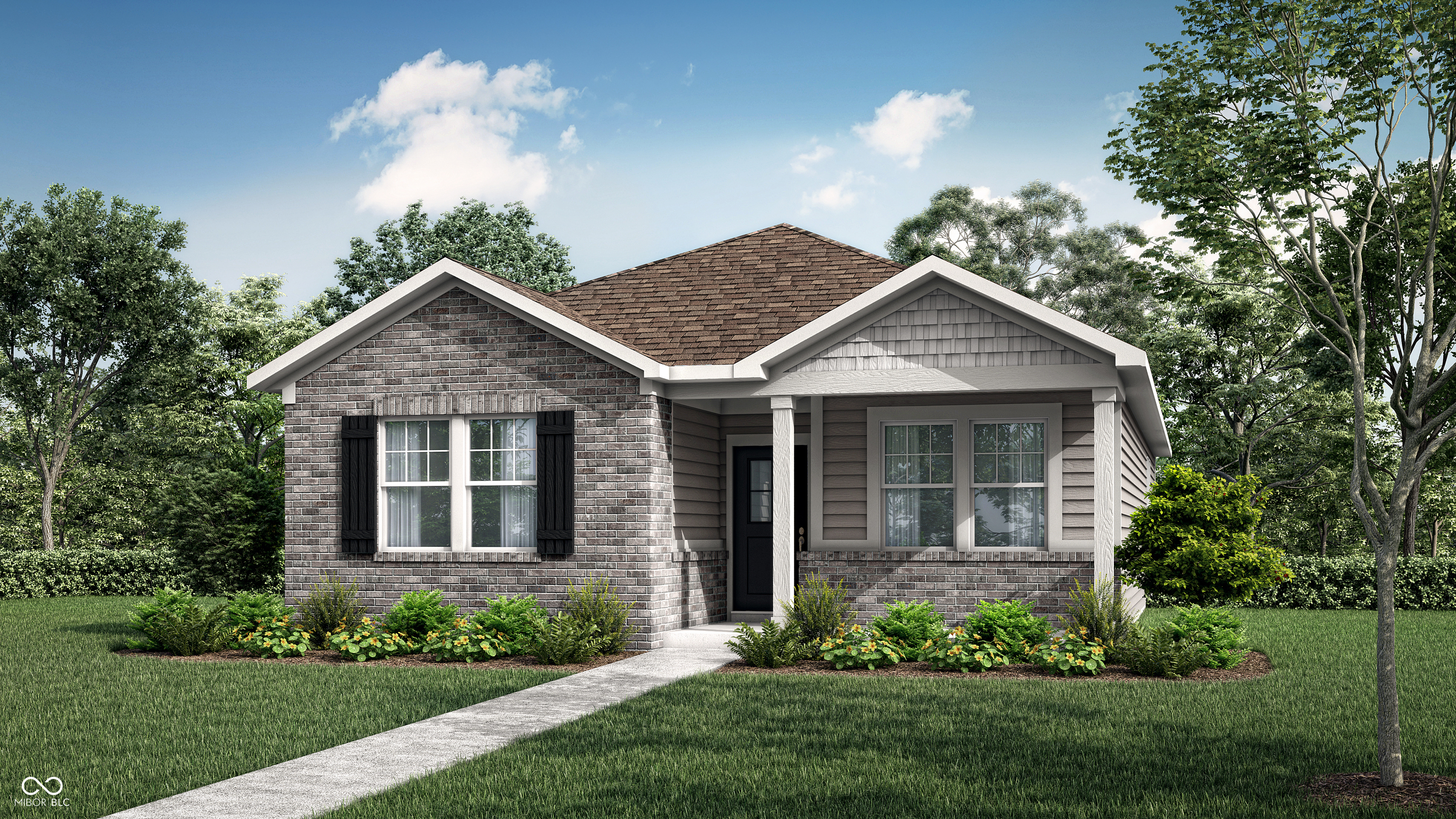 The Heritage Collection offers new single-family homes coming soon to the Abbott Commons master-planned community in Fishers, IN. Homeowners will enjoy a wide array of future amenities, including a swimming pool with a convenient pool house, a playground, and winding trails. Situated in the top-rated Hamilton Southeastern School Corporation, the area offers a family-friendly atmosphere with diverse attractions. Residents can attend year-round concerts and seasonal festivities at the Nickel Plate District Amphitheater. For outdoor enthusiasts, Geist Waterfront Park offers a beach, pirate-themed playground, picnic areas and a watercraft launch. This single-story home has an open layout between the kitchen, dining area and family room, which makes entertaining easy and allows access to the covered patio for outdoor relaxation. The peaceful owner's suite with an en-suite bathroom and walk-in closet is at the front of the home, including two versatile secondary bedrooms and a full-sized bathroom. *Photos/Tour of model may show features not selected in home.