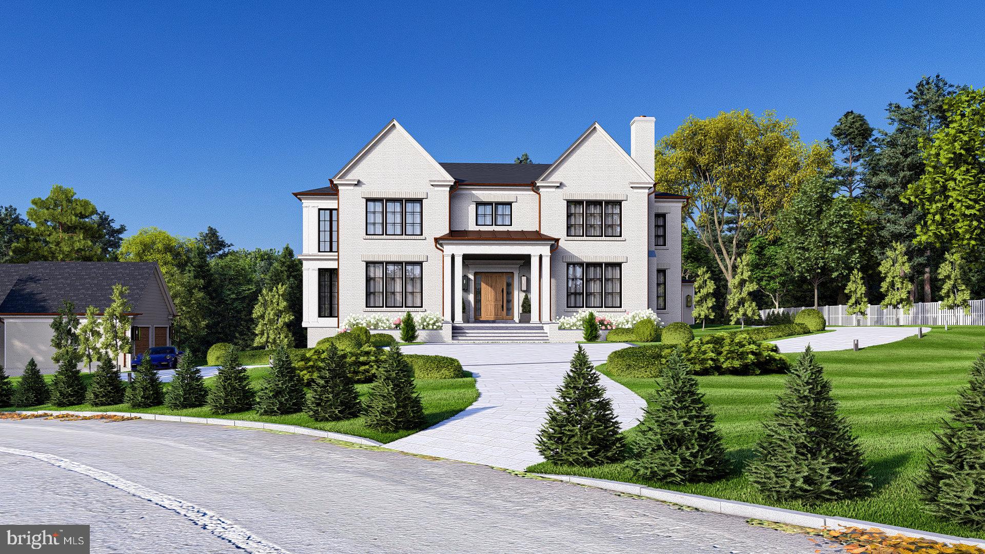 Positioned on a one-acre parcel within McLean’s coveted Salona Village/Ballantrae enclave, 6501 W Langley Lane is an extraordinary newly constructed Brush Arbor estate offering approximately 13,000 square feet, 6 bedrooms, 7 full baths, 3 half baths, 4 fireplaces, and an exceptional 5-car garage configuration, including a 3-car garage attached to the main residence and a detached 2-car carriage house that also serves as a luxurious pool house. Thoughtfully conceived in collaboration with Wellhouse & Co. and Jacobeen Architecture, the residence embodies timeless architecture, refined luxury, and exceptional livability through a masterful blend of elevated design, enduring craftsmanship, and sophisticated functionality. Spanning three meticulously curated levels, the home is complemented by a resort-style pool and architecturally designed pool house, creating an estate experience of rare distinction.The main level offers a gracious sense of arrival, with an elegant foyer introducing beautifully appointed living spaces designed for both formal entertaining and everyday comfort. A stately library with fireplace and hidden speakeasy sits opposite a refined parlor, framing the foyer with sophistication. The formal dining room and living room open to an expansive veranda overlooking the grounds, creating an exceptional setting for gatherings and seamless indoor-outdoor entertaining. The stunning great room, anchored by a striking fireplace, flows seamlessly into the gourmet kitchen—the true heart of the home—with expansive workspaces, a statement center island, a fully equipped secondary kitchen, and a generous walk-in pantry. An elevator, thoughtfully designed mudroom, multiple powder rooms, and the attached three-car garage further enhance the home’s functionality.Upstairs, five spacious bedroom suites include a remarkable primary retreat with private sitting room, dual walk-in closets, an elegant dressing vestibule, and spa-inspired bath. The primary suite also opens directly onto the upper-level veranda overlooking the beautifully landscaped rear grounds, creating a private outdoor retreat. Each secondary bedroom offers an ensuite bath and walk-in closet, while an upper-level family room and a spacious laundry room provides additional comfort and convenience.The lower level is designed as a private recreational retreat, featuring an expansive game room with wet bar, sports simulator and lounge, spacious den, and a fully equipped fitness and wellness center complete with a sauna, cold plunge, and steam shower, creating a true spa-like experience within the comfort of home. A private guest suite with ensuite bath, along with extensive storage and utility spaces, completes this level.Surrounded by beautifully landscaped grounds and elevated by a resort-style pool and carriage house, this distinguished estate showcases curated designer finishes, exceptional craftsmanship, and an incomparable indoor-outdoor lifestyle. Designed to function as a true extension of the home, the detached carriage house/pool house features a wet bar, fireplace, dedicated pool bath, second-level game room, and attached two-car garage.6501 W Langley Lane represents the pinnacle of luxury living in one of McLean’s most prestigious and well-located communities.
