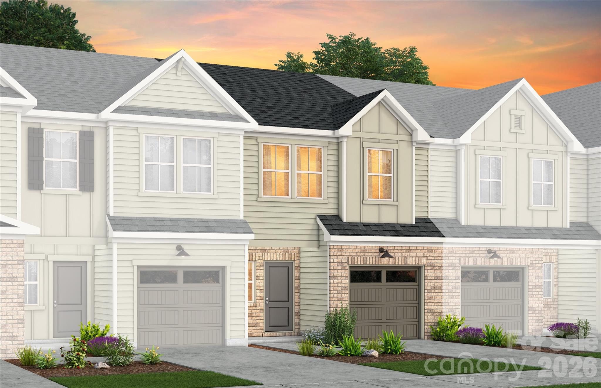 Homesite #65 - READY for SEPTEMBER!! Discover the charm of Mallard Park offering 268 new construction 2-story townhomes in desirable North Charlotte area.  The community is conveniently located next to Mallard Creek Park with quick access to major roadways, shopping, dining, recreation, and entertainment.  Within the community, enjoy a connected, low maintenance lifestyle with resort style pool and cabana, a kid's playground and a dedicated dog park. HOA dues include lawn maintenance and a special Spectrum 1 gig Wi-fi package.  The Landis Floor Plan offers an open layout, spacious gathering room, loft, and elegant owner’s suite, this plan embodies comfortable townhome living.  Home features upgraded finishes, stainless steel whirlpool appliances, 42" cabinets, Low Voltage and Electrical Packages, and more.  Backs up to nature area with no backyard neighbors!Take advantage of exclusive financing incentives with our preferred lender.  Note: Price includes Flex Cash Incentive. Photos shown are for representation purposes only.