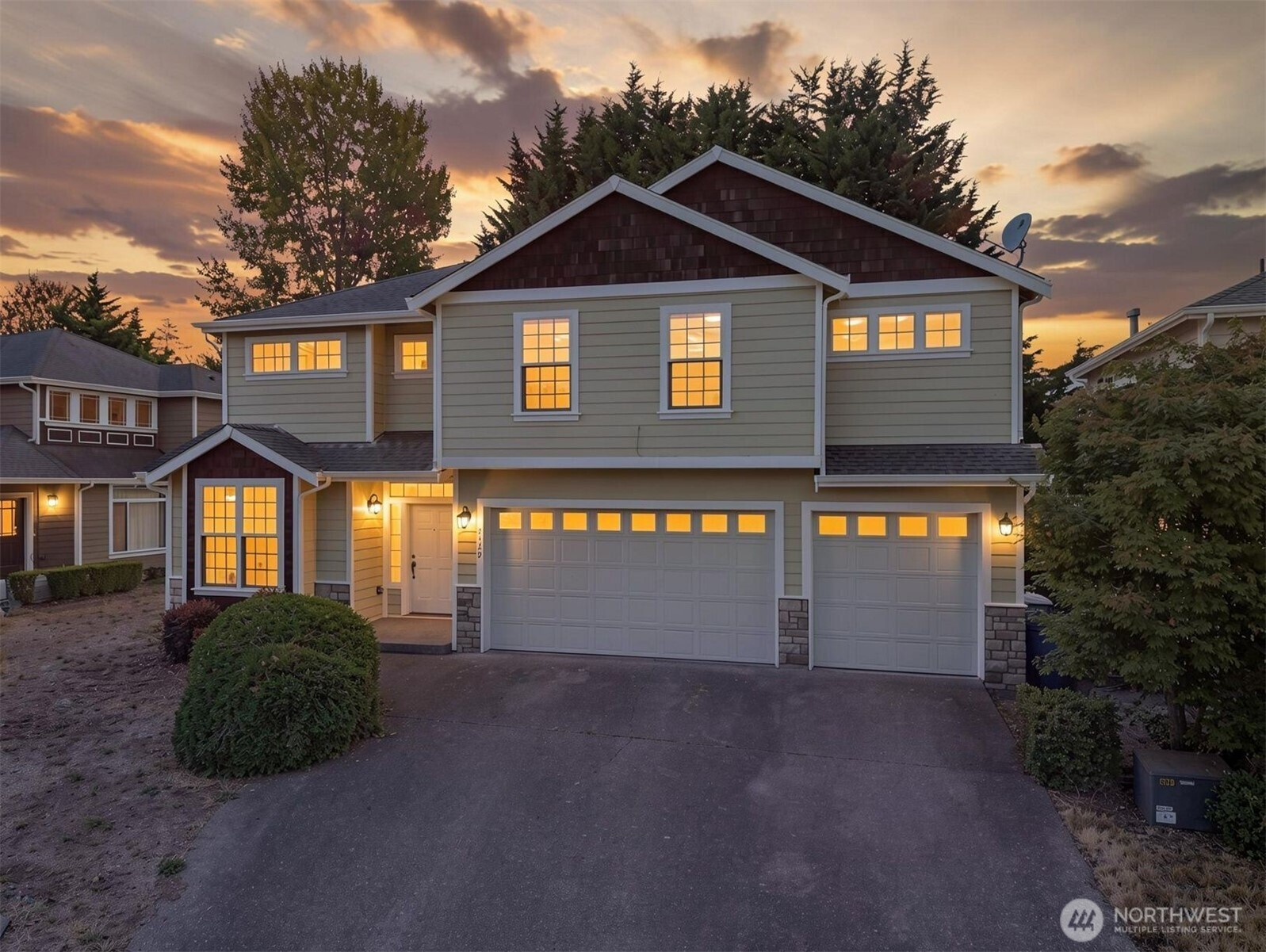 Welcome home to this beautifully maintained and move-in ready, original-owner, 2,770 sq ft home offering 4 bedrooms and 2.5 baths in the sought-after Renton Highlands neighborhood with no HOA. A vaulted entryway welcomes you in with a flexible office/den right off the main entrance offering the perfect space for working from home. Inside, a gas fireplace warms the family room and a bonus room at the top of the stairs adds flexible space for entertainment, hobbies or a home gym. The primary suite features a walk-in closet and a bath with a soaking tub and dual sinks. Three comfortably sized secondary bedrooms offer flexibility for guests. Set on a quiet street with no through traffic on a cul-de-sac, the home offers a spacious 3-car garage providing ample room for vehicles and storage, along with mature trees lining the back fence, adding privacy and shade to the backyard. A freshly painted interior, new carpet, new exterior paint on the front elevation and a recently cleaned roof provide true turnkey convenience. Ideally located in the heart of the Renton Highlands, residents enjoy quick access to The Landing, Boeing, shopping and parks with major commuter routes offering an easy commute to Seattle, Issaquah and the greater Eastside. Local schools include Hilltop Heritage Elementary, Risdon Middle School, and Hazen Senior High School.
