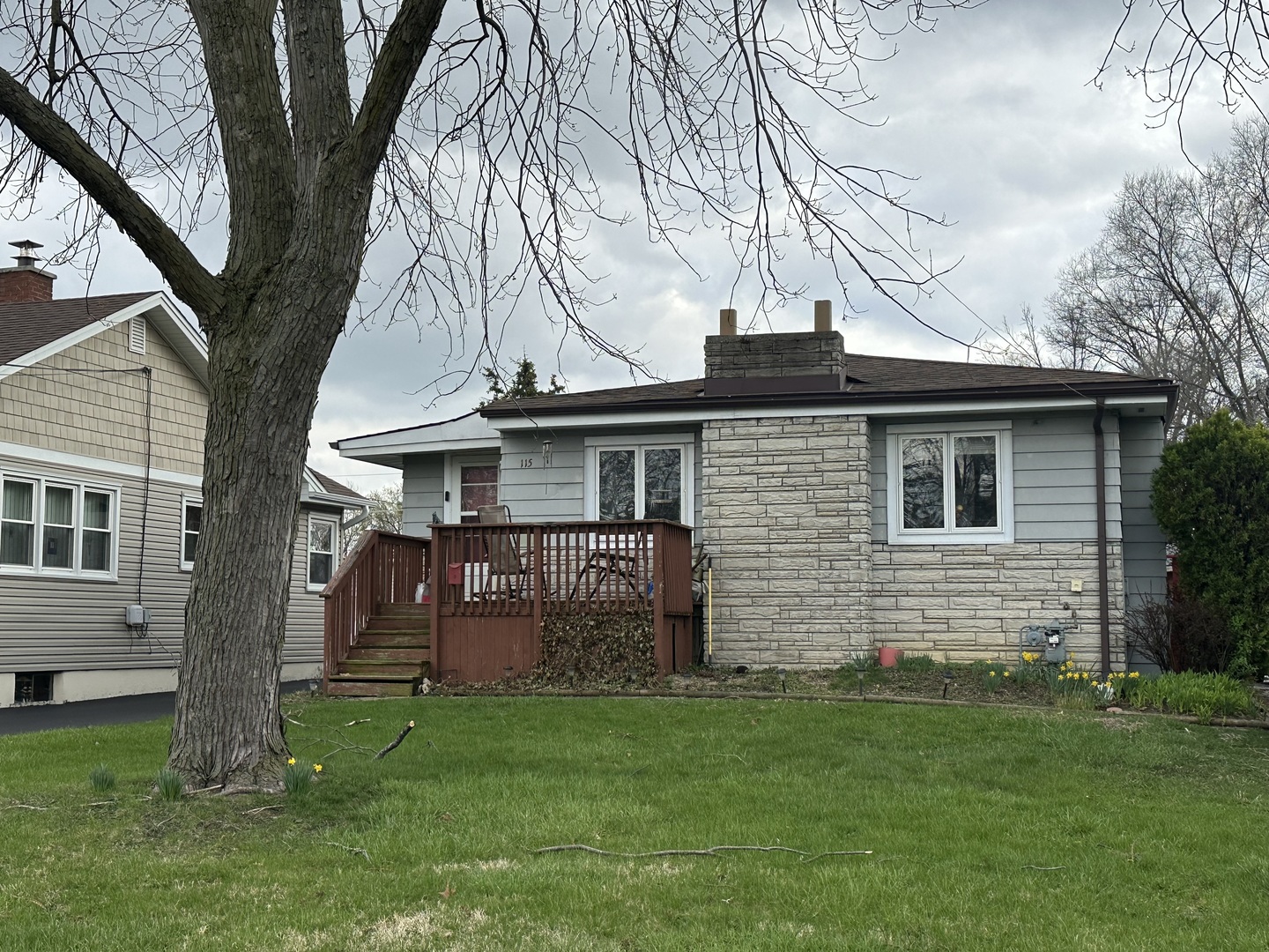 A commuter's dream - 4 minute walk to the Villa Park train station!  Bring your ideas and your toolbelt to this quaint 2 bedroom 1 bathroom home.  Ready for your updates. Enjoy the spacious yard with mature trees and relax on the front porch.  Plenty of parking between the 1 car garage and long driveway. Conveniently located in Villa Park close to train station, shops and restaurants.