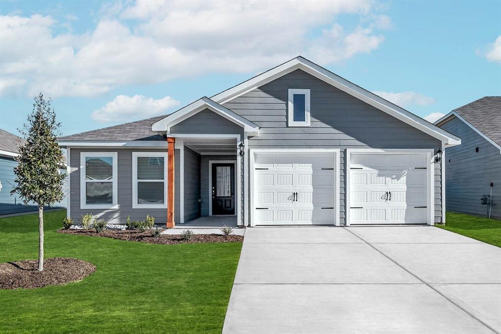 Discover the perfect blend of charm and modern living with this beautiful new-construction home in Fort Worth, perfectly situated on a spacious corner lot along a quiet street within the community. This single-story, three-bedroom, two-bath home offers both charm and functionality. The open-concept layout connects the kitchen, dining, and family rooms—ideal for everyday living and entertaining. The private master suite features peaceful backyard views, an en-suite bathroom, and a walk-in closet. Enjoy a variety of impressive upgrades included at no extra cost, such as granite countertops, energy-efficient kitchen appliances, luxury vinyl-plank flooring, a Wi-Fi-enabled garage door opener, and more!