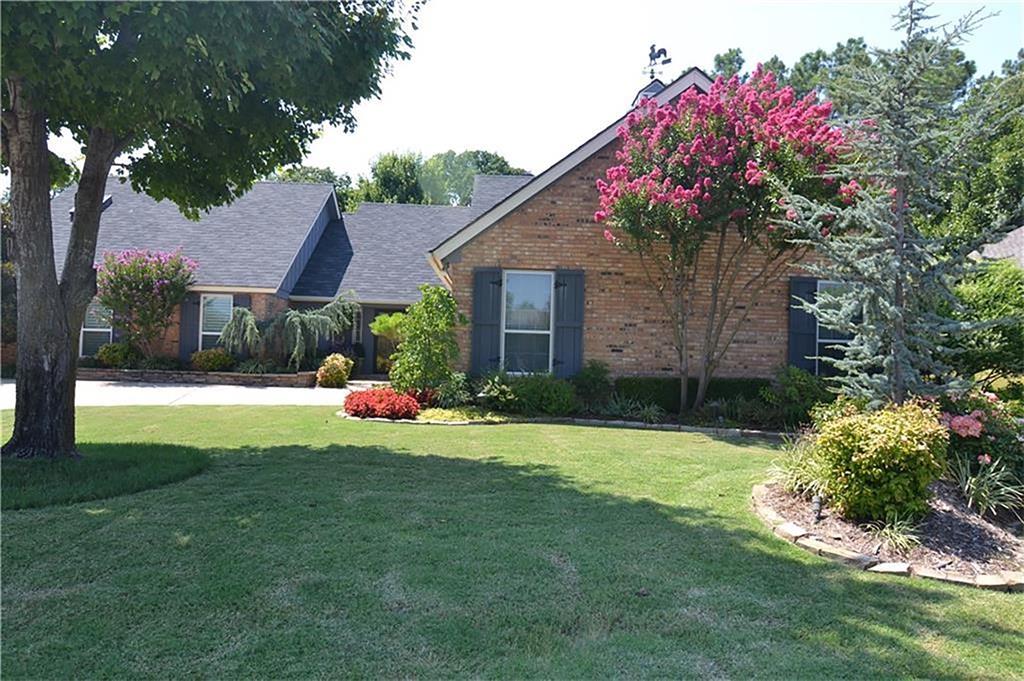 Fabulous home in a great neighborhood. Downstairs living features 2 way fireplace, large windows w/plantation shutters overlooking beautifully landscaped backyard. Kitchen equipped with double ovens, pantry, large island open to dining and additional sitting area. Bright formal dining that could be used as a study. Spa like Master suite includes whirlpool tub, separate shower and double sinks. Enormous upstairs bonus room with large adjacent bedroom. Double attic stairs for easy moving large items. Stunning private backyard. Professionally landscaped with beautiful rock water feature. This home has tons of storage, ceiling fans, sprinkler system and newer windows. Roof replaced 9/12. Great neighborhood close to shops, golf course, and theatre.