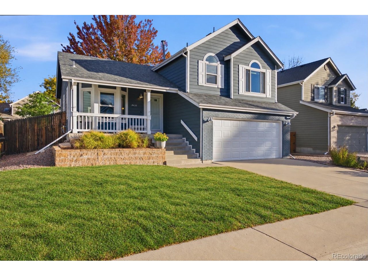**COMING SOON Interior Photos Ready 10/29** South-facing and filled with natural light, 8433 Tabor Circle blends classic '90s tri-level charm with elevated finishes and thoughtful updates. A welcoming front porch introduces this established Standley Lake neighborhood home. Vaulted ceilings, a bay window, and updated railings create an open, airy living room. The kitchen features quartz countertops, a gas range, and 2024 appliances. Double French doors connect the dining area to a new Trex deck for casual dinners, cookouts, and backyard fun.A separate family room with a gas fireplace opens to the patio, where mature trees and a fenced yard offer quiet privacy for relaxing or entertaining. The functional layout separates gathering spaces and bedrooms. Finished in 2024, the basement offers an expansive guest retreat with a private bathroom, ideal as a fourth bedroom, home office, or creative studio.The bright primary suite features vaulted ceilings and custom barn doors leading to a spacious, refreshed ensuite with dual vanities, quartz countertops, updated lighting, and new shower doors. Quartz countertops and new vanities extend through all three bathrooms. Custom closet organizers, new window shades, and newer paint and carpet complete the move-in-ready feel. Peace of mind comes with new windows, furnace and A/C (2021), washer and dryer (2022), kitchen appliances and garage door (2024), water heater (2025), and a new roof by closing. Maintained systems and a south-facing driveway add practicality.Enjoy lake sunsets, Little Dry Creek Trail, and walkable access to top-rated Sierra Elementary and Ralston Valley High School. Nearby Apex Center and Simms Street Recreation Center offer swimming, skating, pickleball, gymnastics, and year-round activities. Shopping, groceries, and local restaurants are close by, with connections to Denver, Boulder, and the foothills for work and weekend adventures.