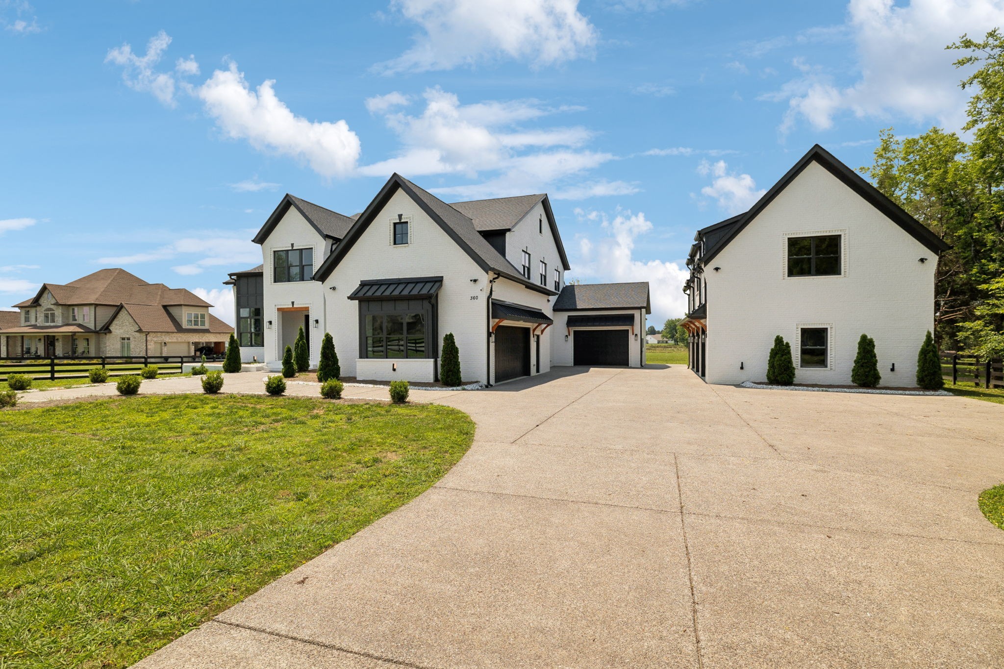 Welcome to Modern Luxury right here in Murfreesboro! This brand new custom built home boasts 5,026 sq ft of beautifully designed living space. The open concept layout is perfect for entertaining and offers natural light and as well as impeccable finishes throughout. This home features 4 bedrooms, 5 and a half baths, a formal dining room, a stunning kitchen, lots of windows, 2 laundry rooms, and is set on 1.8 gated/fenced acres. This property offers space for entertaining outdoors and a private, cozy back porch. Every detail of this home has been crafted to meet the highest standards, this is truly a quality, well built home. Another stand out feature is the 6 car garage, offering ample space for parking or extra storage. Above the garage, you'll find an extra 1,025 sq ft of living space to make your own. It would be great for a private home office, gym, or guest retreat. This special home is one you don't want to miss. No HOA (and only 38 mi from the Nashville airport)