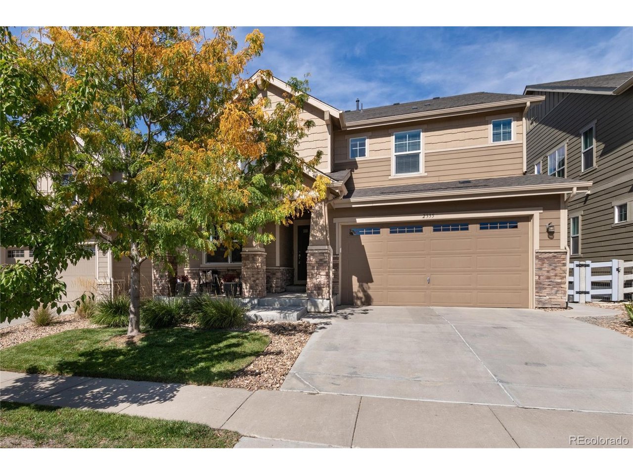 ***Preferred lender offering up to a 1% lender credit on loan amount for qualified buyers. This can be used for temporary buydown, closing costs, permanent rate buydown, etc.***Beautiful designer finishes and upgraded lighting elevate this 4-bedroom, 3-bath home in Anthem Highlands. The open-concept main floor offers inviting spaces for everyday living and entertaining, with an eat-in kitchen, dining room, and family room anchored by a cozy fireplace. Venture outside to the courtyard off the dining room or enjoy mountain views from the deck just off the kitchen. Upstairs, four bedrooms, two bathrooms, and a conveniently located laundry room keep daily routines simple. The unfinished walkout basement offers room to expand and create a space tailored to your needs. Thoughtful details throughout bring warmth and style to this beautiful home. Located in Anthem Highlands, residents enjoy access to outstanding community amenities, including pools, parks, trails, recreation facilities, tennis courts, and year-round neighborhood activities. This is Colorado living at its finest!