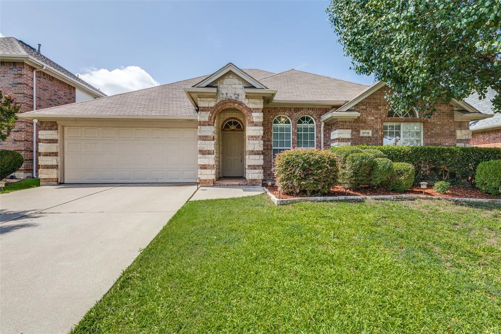 Welcome to 2716 White Rock Drive, where comfort meets convenience in north Fort Worth.  Nestled in the desirable Crossing at Fossil Creek neighborhood, this charming 3 bedroom, 2 bath home features an inviting open floor plan designed for modern living. The spacious living area features a stone fireplace and flows seamlessly into the kitchen and dining space, creating the perfect setting for entertaining or relaxing with family.  Enjoy a private primary suite with a well-appointed bathroom and generous closet space. The secondary bedrooms offer flexibility for guest, or a growing household.  The home office can easily be used as a 4th bedroom.  Step outside to a nicely sized backyard, ideal for weekend barbecues or quiet evenings under the stars.  Located just minutes from the vibrant shopping, dining, and entertainment options at Alliance Town Center, and with easy access to major highways, this home delivers both lifestyle and location.  Don't miss your chance to own this beautiful home in one of Fort Worth's most convenient and growing areas!   (This property is eligible for homebuyers' assistance of up to $15K)