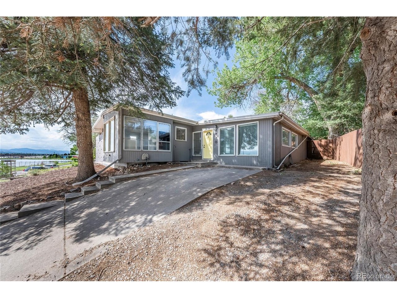 Some homes have a view. This one has mountain views AND water views on one of Englewood's most coveted streets - and that is just the beginning.4770 S Mariposa Drive is a classic mid-century modern with the kind of architectural character that simply cannot be replicated. Clean lines, a signature roofline, clerestory windows, and a bold personality that stands apart from everything else on the market. Inside you will find three bedrooms, a full bathroom, and a private half bath off the primary bedroom. The unfinished basement offers a clean slate - storage, a gym, a workshop, or future finished living space, the choice is yours.Mariposa Drive is a street that Englewood buyers know by reputation. The mountain views stretch to the horizon and the water views bring a tranquility to daily life that most neighborhoods simply cannot offer. Homes here rarely come available and this one has been professionally deep cleaned and is ready to show.Walking distance to parks and just minutes to light rail, shopping, dining, and downtown Denver. This is Colorado living at its best.Some homes have a view. This one has mountain views AND water views on one of Englewood's most coveted streets - and that is just the beginning.