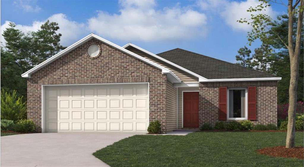 The WRIGHT floor plan is a single-story home perfect for modern lifestyles. An inviting open-concept layout blends the kitchen, living and dining areas to maximize interior space, with a nearby covered patio for simple indoor-outdoor living. All three bedrooms are tucked away to the side for optimal comfort and privacy, including the luxe owner’s suite at the back of the home with a full bathroom and walk-in closet. Prices, dimensions and features may vary and are subject to change. Photos are for illustrative purposes only.