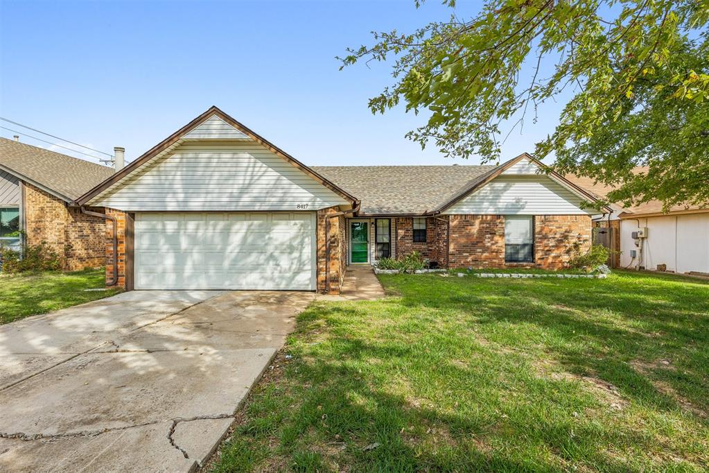 Welcome to Eagle Ridge, where the updates are already done and all that's left to do is move in! This beautifully remodeled and well maintained home has so much to offer, including a new roof, newer HVAC, replaced ductwork plenum, fresh paint, luxury vinyl plank flooring, ceramic tile, stainless steel appliances, and more! The kitchen got a complete makeover with granite countertops, subway tile backsplash, updated lighting, stylish fixtures, and a walk-in pantry! The oversized living room is bright and inviting with a cozy fireplace, built-ins, and plenty of space to spread out. Need a second living area? You've got options! The formal dining room could easily be used as an additional living space, playroom, or whatever fits your needs. The primary suite features two closets, a private bathroom, and a bonus space tucked just off the bedroom! Nursery, home office, gaming room, cozy reading nook...you name it! Two additional spacious bedrooms offer oversized walk-in closets, and the guest bathroom has also been completely remodeled with granite countertops, updated fixtures, and a tiled shower surround. You'll also love having a second dining area and a separate indoor laundry room. Out back, you'll find a fully fenced yard and covered patio, perfect for relaxing or entertaining. Located in the Putnam City School District with easy access to NW Expressway, the Kilpatrick Turnpike, shopping, restaurants, and just about everything you need! All the big updates, plenty of flexible living space, and a location that's hard to beat! Come take a look! Property is being sold as-is. Seller will make no repairs.