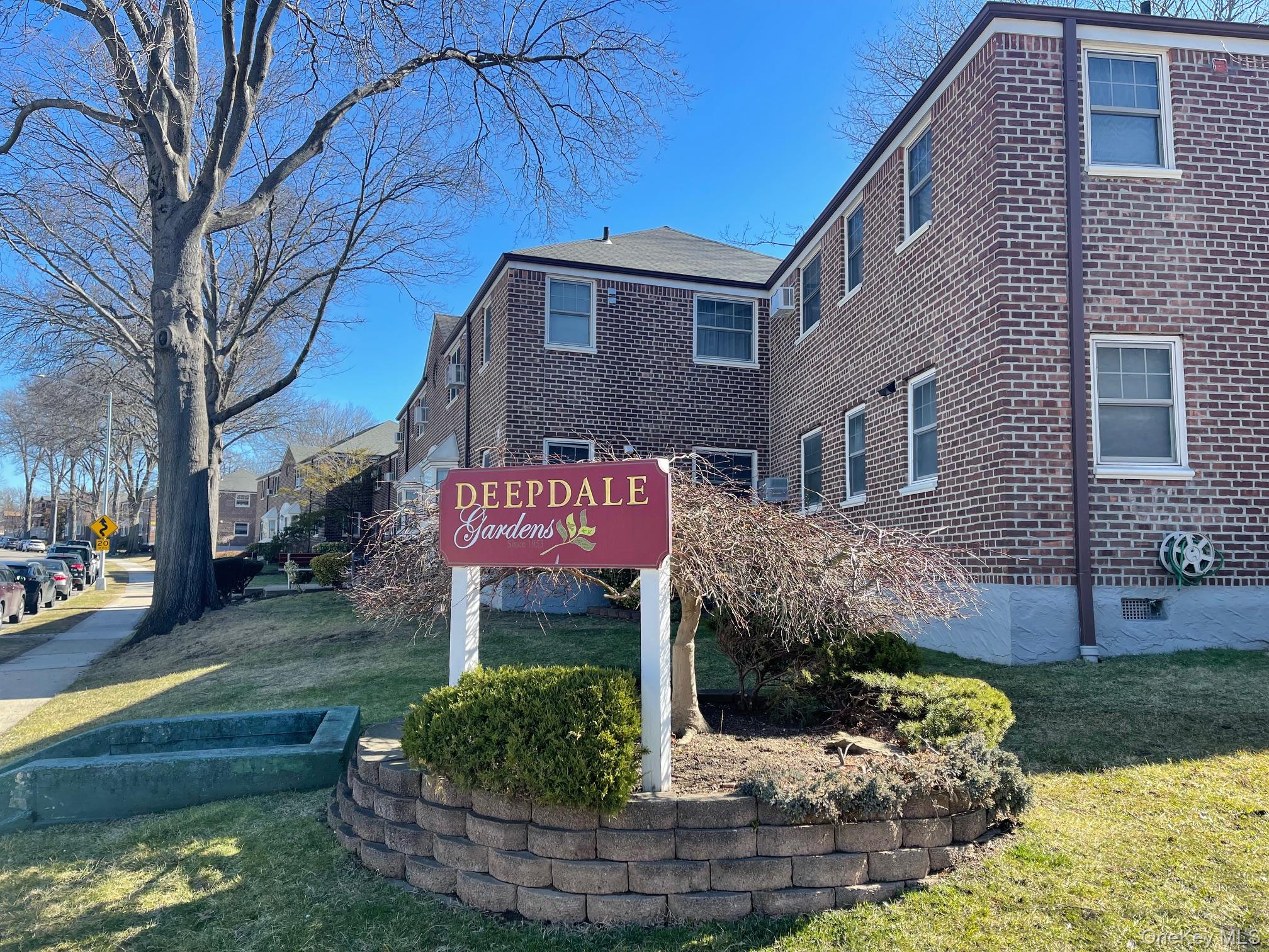 Welcome to this Beautifully Renovated upper 2 Bedroom Unit in Deepdale Gardens! Bright & Spacious unit with open floor plan has Eat in Kitchen, Center Granite Island, Countertop, Custom cabinets, and New Appliances. Good Size 2Bed Rooms with Big Closets. New Bathroom and additional benefit from a private attic storage. Low maintenance includes all utilities, Property Taxes, Gas, Electricity, water, parking spots! No Flip Tax! Deepdale Gardens Coop is a well maintained Coop where the Corporation owns the land.-a rare and valuable advantage. Close to schools, Shopping Centers, and all major Highways. Ready to Move in! Do not miss it!!