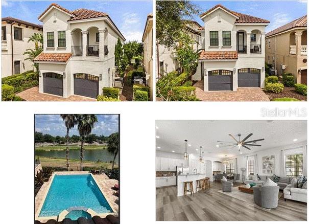 $$$25K REDUCTION- PRICED TO SELL.  DEEP LOT HOME WITH REMARKABLE VIEWS!  TURN-KEY RENTAL HOME REUNION RESORT MEMBERSHIP HOME!  Amazing POOL and VIEW in Reunion and fully themed and optimized home comes with it! No better floor plan for Rental Potential! 2 Master Suites-Check, Largest Pool in Reunion for Lot Size measuring 27 feet long and 19 feet wide coupled with Unforgettable Golf Course Views- For those looking for a rental home, investment home or a great family get away home this is it! This home has had over 100K in upgrades, including new flooring, theming and gaming which makes it a rental superstar.  Welcome to 915 Golden Bear on “the street of GIANTS” in Reunion Resort.  This 5 bedroom 5 1/2 bath home really does have it all.  There is no need to go to a theme park, fight the lines, swim in some hotel pool, this home is your PERSONAL RESORT.  The large open floor plan is filled with gathering spaces on both levels of the home.  The main living room on the first-floor spills over into spectacular golf course views and an infinity edge pool.  Once on the paver patio there is an outside kitchen with multi lounging spaces for everyone.  The home sits slightly higher than the golf course and gives the property a stately feel.   Theming in this home CANNOT BE understated.  A MARIO BROS themed bedroom, a JUNGLE themed bunk room, an adult LOFT area with that “JAMES BOND” feel including a custom 915 Golden Bear Poker Table!  You want more? The garage makeover calls out to one of the most popular attractions in the area, TRON.  Toddlers, School Age, Tweens, Teens and those who never want to grow up can have an experience to call their very own at this property. Cap it all off with a private balcony off the master to escape from it all! The home is being offered furnished, and property manager information is available.  Reunion Resort has everything you want in a community including 3 signature golf courses, world class dining, waterparks, lazy river, water slides, firework viewing areas, tree lined streets, dog park, playground, driving range, golf simulator, member events, in-resort shuttle service, and event space. Live the resort lifestyle like a VIP. ¡¡¡NO OTHER RESORT IN THE AREA HAS THIS!!! Click the virtual link and book a visit today Don't gamble on this one being around long. (Rimshot)