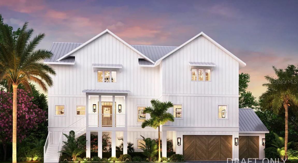 Under Construction. Tucked away on a quiet cul-de-sac in the coveted Waterway Estates neighborhood, this beautifully designed pre-construction waterfront residence delivers modern coastal luxury with prime boating access. Featuring 4 bedrooms, 4.5 bathrooms, and a thoughtfully crafted open-concept layout, this home is designed to capture peaceful water views while providing exceptional space for everyday living and entertaining. Built with quality you can feel, the residence will showcase a concrete seawall, premium Bosch appliance package, stone countertops, and custom solid-wood cabinetry throughout. Elegant, engineered hardwood flooring flows seamlessly across the main living areas, elevating the entire interior with a refined, upscale finish. The spacious floorplan offers generous gathering spaces and a large covered rear porch—perfect for sunset dinners, morning coffee, or unwinding after a day on the water. Each bedroom features its own en-suite bath with beautifully appointed finishes, abundant storage, and smart, livable layouts. There is still time to make design changes and select custom modifications, giving buyers a rare opportunity to tailor finishes and details to their personal style before construction is complete. Located in the heart of Northeast St. Petersburg, this quiet waterfront retreat puts you just minutes from vibrant downtown St. Pete, award-winning waterfront parks, boat ramps, top-rated schools, local restaurants, coffee shops, and the energetic 4th Street corridor. Quick access to Tampa, the beaches, and all things Florida lifestyle makes this one of the most desirable addresses on the West Coast of Florida. If you’ve been waiting to build your dream home on great boating water in a premier neighborhood—congratulations, your patience and timing could not be better.