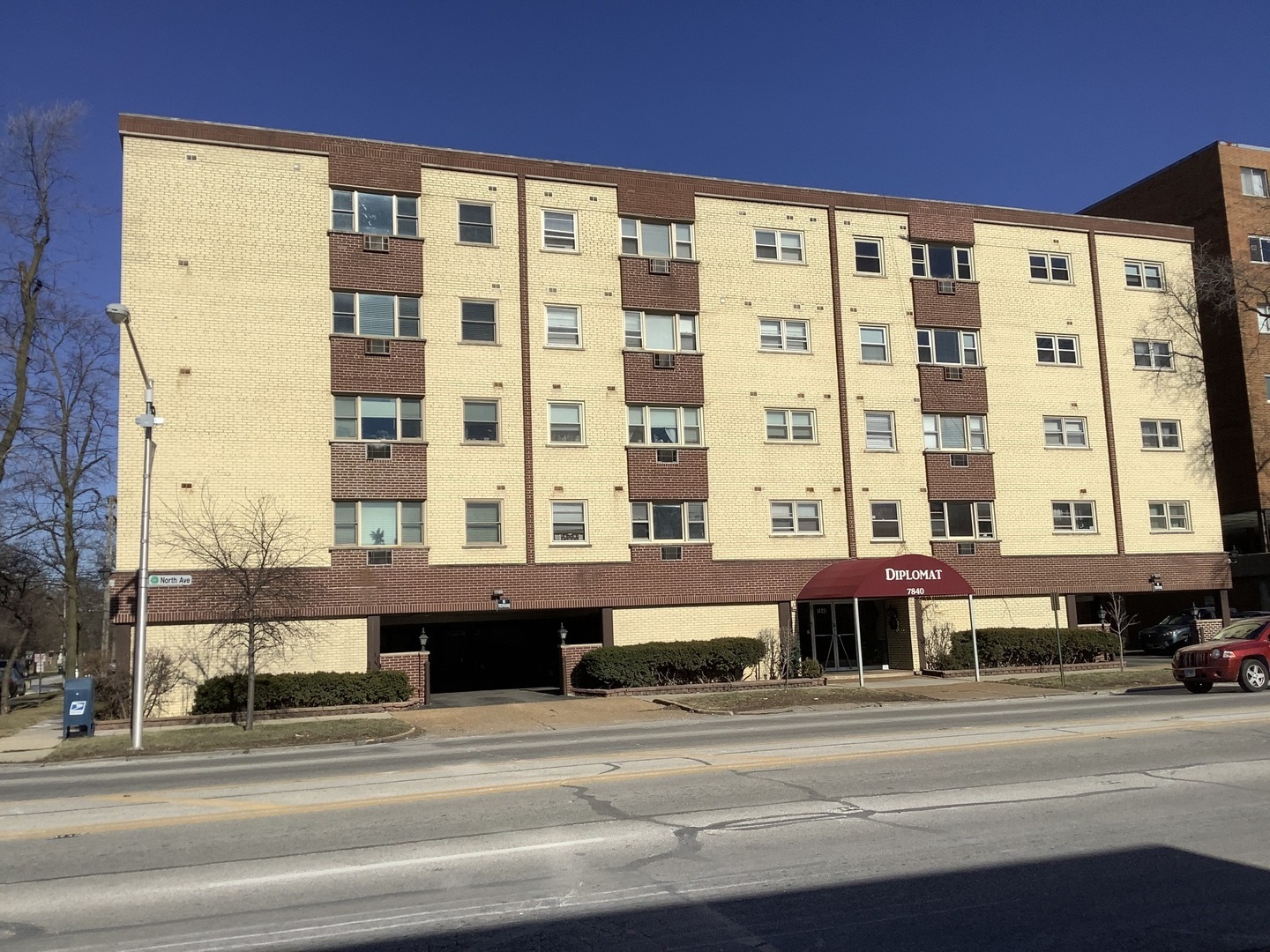Are you looking for a little sweat equity in an affordable 1 bedroom, 1 bathroom condo, featuring real hardwood floors, with cheerful bright window views in a great location? The Galley Kitchen features a built-in dishwasher, oven/range, and refrigerator, (note the built-in microwave 'as is'). Lots of closets too.  This 1 bedroom, 1 bathroom unit in the Diplomat Condo Building features a lovely foyer with mailboxes, a security system entrance convenient to the elevator service, an extra assigned storage space clearly marked 4i in the additional storage room on the same floor as this unit, also on the same floor a conveniently located trash chute for your daily garbage tossing. The laundry room on the 2nd floor includes a laundry tub, and folding tables. This unit also features 1 assigned covered parking space #15 with easy in and out access off North Ave & 79th Ave. Also you can "walk to" a few conveniences too... barber shop, CVS Pharmacy, and Famous Russell's BBQ. Close to the forest preserve which is great for picnics, hiking and enjoying nature! What are you waiting for? Come see it today! Selling as is where is condition.  Now tenant occupied till June 30, 2027 "Building is investor friendly"