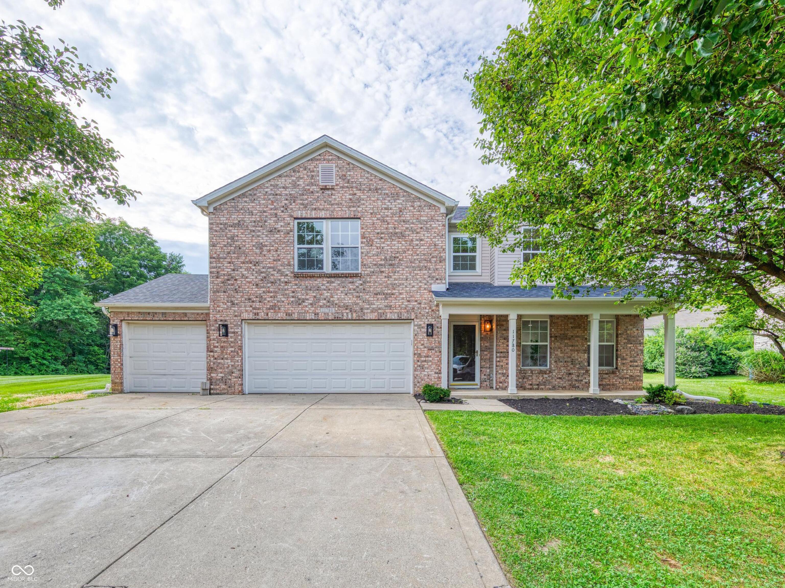 Welcome to this beautifully updated 5-bed, 2.5-bath, 3 car garage with a Brand New Roof,  offering approximately 3,400 square feet of finished living space in the desirable Limestone Springs neighborhood of Fishers. With an expansive family room, a spacious upstairs loft, and flexible living areas throughout, this home is well suited for everyday living, entertaining, working from home, or creating a dedicated playroom or media space. The welcoming foyer opens to a versatile front room that can serve as a home office, formal living room, or additional gathering space. The open-concept kitchen and dining area feature granite countertops, stainless steel appliances, a breakfast peninsula, and picturesque views of the backyard. Upstairs, the spacious primary suite offers a vaulted ceiling, luxury vinyl plank flooring, a walk-in closet, and a private bath with dual vanities, tiled finishes, a separate soaking tub, and a walk-in shower. Four additional bedrooms and the generous loft provide plenty of room for family, guests, hobbies, or work-from-home needs. Step outside and unwind in the backyard retreat, complete with a patio and cozy outdoor fireplace-an inviting setting for relaxing evenings or entertaining friends and family. Located within the highly regarded Hamilton Southeastern School District and just minutes from I-69, Hamilton Town Center, shopping, dining, Fishers, Noblesville, and Indianapolis, this home offers an exceptional combination of space, flexibility, comfort, and convenience. Schedule your showing today!