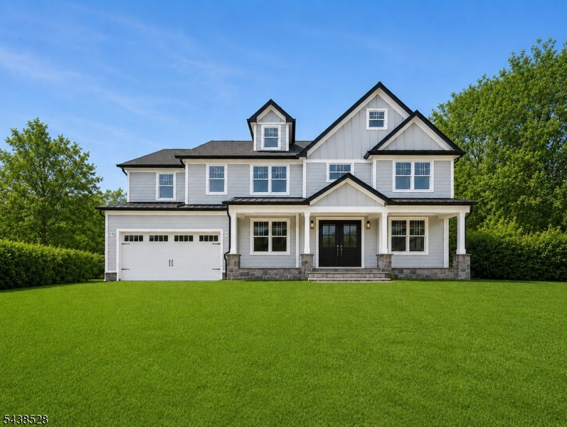 Experience luxury new construction at its finest in this exceptional custom residence offering approximately 5,862 square ft of finished living space across four beautifully designed levels. Featuring 6 bed and 6.1 bath, this home seamlessly blends timeless architecture,modern design,and superior craftsmanship.The open-concept floor plan is anchored by a stunning chef's kit complete w/custom soft-close cabinetry,a two-tier center island,premium ss appl,designer backsplash,and walk-in pantry. The kit flows effortlessly into the spacious FR  featuring a 42  gas fp with a quartz surround and double mantle.A first-floor guest suite provides flexibility for visitors or in-law suite, while the luxurious primary suite offers a tray ceiling, oversized custom walk-in closet, and spa-inspired bath with a freestanding soaking tub and glass-enclosed shower.The fully finished lower level includes a custom wet bar, recreation room, bonus room with closet and full bath, ideal for a gym, office, media room, or guest suite. Additional highlights include: oak hardwood floors, CAT-6 wiring, soundproofed laundry and bath areas, multi-zone York HVAC, mudroom with custom built-ins, and second-floor laundry.Outside, enjoy Hardie Plank siding, AZEK trim, Andersen windows, a bluestone porch, covered rear deck, expansive paver patio, gas BBQ connection, professional landscaping, irrigation system - close to downtown, parks, dining, shopping, and transportation. PROPERTY US UNDER CONSTRUCTION ,