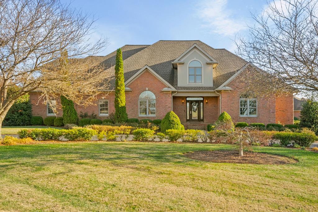 WELCOME TO THIS WELL APPOINTED, SPACIOUS, THOUGHTFULLY DESIGNED HOME.  THE GREAT ROOM OFFERS HIGH CEILINGS & FIREPLACE, WARM HARDWOOD FLOORS,  IS OPEN TO THE KITCHEN WITH GORGEOUS CUSTOM CABINETRY, DOUBLE OVENS FOR ENTERTAINING.  FORMAL DINING ROOM & LARGE BREAKFAST AREA.  YOU'LL LOVE THE SCREENED IN PORCH & ITS CATHEDRAL CEILING.  THE GRAND PRIMARY BEDROOM OFFERS CABINETRY IN THE WALK IN CLOSET & LOVELY ENSUITE BATH WITH LARGE TUB & SEPARATE SHOWER. THE 3 MAIN LEVEL BEDROOMS ARE ON THE OPPOSITE SIDE OF THE HOME. 2 BEDROOMS ARE CONNECTED TO THE JACK & JILL BATH, WHILE THE FRONT BEDROOM COULD ALSO BE CONSIDERED AN OFFICE.  THE BONUS ROOM UPSTAIRS HAS A FULL BATH & CLOSET.  PLENTY OF ATTIC FLOORED STORAGE.  THE LAUNDRY ROOM IS A GREAT SIZE, WITH CLOSET & CABINETRY FOR STORAGE.  THE OVERSIZED GARAGE, HAS ITS OWN HEAT SOURCE.  THIS IMMACULATE HOME HAS BEEN VERY WELL TAKEN CARE OF.  NEW SHINGLES ON ROOF 2018, NEW HVAC 2022.  LANDSCAPING, PROFESSIONALLY DESIGNED WITH IRRIGATION SYSTEM.