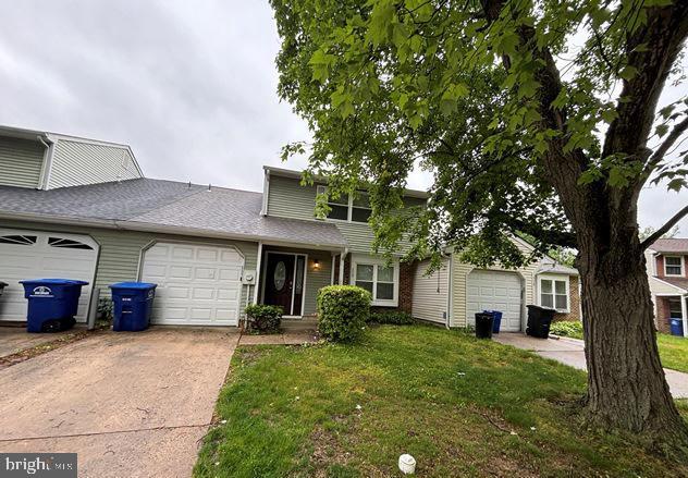 Spacious home with great layout offering a living room with bay window and stone accent wall by the staircase, a formal dining room, and an eat-in kitchen. The kitchen features wood cabinets, a decorative tile backsplash, and plenty of workspace. Bedrooms include ceiling fans and ample closet space, while baths are finished with tile. Additional features include an attached garage, private driveway, and sliding doors to the backyard. Conveniently located near shopping, schools, and major highways. Property sold as-is, Purchaser responsible for CO.