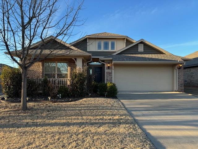 Well maintained 3 bedroom home with STUDY in the Greenleaf Trails community in NE Norman.  Open floor design with hard surface flooring throughout the main living areas and carpet in the 3 bedrooms.  Kitchen features stainless steel gas range, pantry, island with kitchen sink overlooking the living room and abundant cabinets for storage.  Double doors off the living room to a large study/flex space. Master suite to the back of the home with double vanity, garden tub, shower and walk in closet.  Secondary bedrooms to the front/side of the home with the utility room in the secondary hallway.  Mud bench off the garage entry makes a perfect drop zone.  In ground storm shelter inside the garage floor.  Covered back patio with amazing landscaped large backyard, pet friendly with additional refundable pet deposit.  Community offers walking trails, fishing ponds, splash pad, playgrounds and sports fields for your enjoyment. Conveniently located off NE Tecumseh Rd with quick access to i-35 shopping and dining district. A short drive south to the University of Oklahoma or north to TAFB.