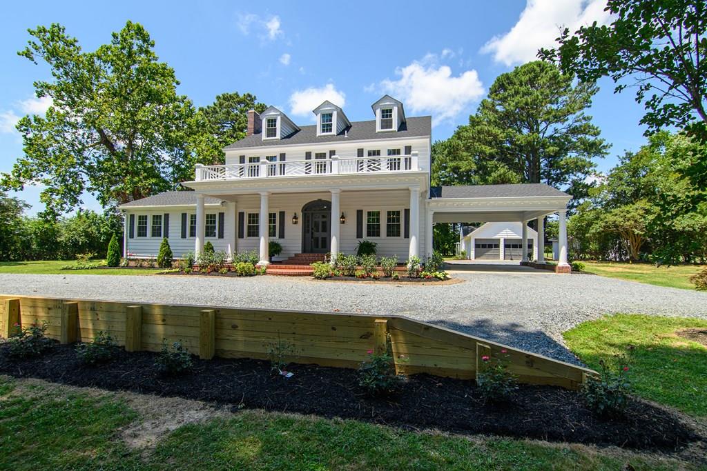 Beautiful Country Estate, Circa 1931 has been lovingly restored to its past Glory with todays luxury top of the line finishes.  Every detail has been thought out to make this the perfect home. Featuring 5 bedrooms and 4.5 baths, Formal living Room with a fireplace. Formal dining room. Great room with Cathedral Ceilings and windows on 3 sides. A first floor bedroom is ensuite. A chefs dream kitchen with Zline appliances, Bosch dishwasher , Quartz countertops and backsplash, pantry , wine station, coffee station, breakfast area  looking out at the Gazabo. The primary suite is large and inviting with an amazing bath with dual vanity, soaking tub, large shower with rain and side sprayer. An entertaining Pavilion , 2 car garage, 2 storage sheds and outside bath , Check out the virtual tour!!!