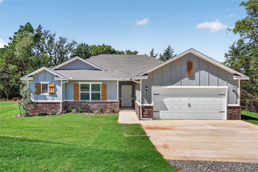 Affordable acreage living meets modern new construction in this beautiful Opal plan. Builder Incentive, $10,000 to use as you choose! Positioned on a spacious 1.77-acre homesite, this property offers buyers to enjoy the freedom and flexibility of larger-lot living while still benefiting from the style, efficiency, and convenience of a new home.The thoughtfully designed Opal plan immediately feels warm and welcoming with its open-concept layout & functional use of space. The kitchen, dining, and living areas all flow together seamlessly, creating an ideal environment for entertaining guests, spending time with family, or simply enjoying everyday life comfortably. The kitchen serves as the heart of the home and offers abundant cabinetry, modern finishes, ample prep space & a large island perfect for gathering, serving, or casual dining. The spacious living area provides flexibility for furniture placement while maintaining an open and connected feel throughout the main living spaces.The private primary suite was designed to create a relaxing retreat separate from the secondary bedrooms. Additional bedrooms provide flexibility for guests, or family needs and there's a dedicated study, this floorplan delivers versatility buyers are searching forBuyers will appreciate the thoughtful balance between open gathering spaces and private living areas throughout the floorplan.Outside, the possibilities truly open up. With nearly two acres, homeowners gain room to build the lifestyle they’ve been dreaming about—future outdoor kitchens, firepit spaces, workshops, gardens, recreational areas, or simply space to enjoy peace, privacy, and Oklahoma sunsets.Cumberland South continues standing out as one of the area’s most attractive acreage communities for buyers looking for newer homes with room to spread out while still maintaining convenient access to Edmond, Guthrie, and Oklahoma City. Photos are from a completed model intended to showcase quality, craftsmanship and style
