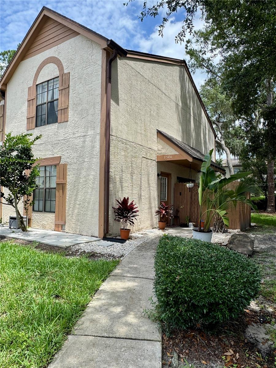 Beautiful townhouse that would be the perfect place to call home or a great addition to your investment portfolio with immediate cash flow! This townhouse and community is completely surrounded by nature and parks offering a great retreat from the busy city life! Downtown Clearwater, Clearwater Beach, St.Petersburg and Tampa are all within 20 miles! Primary bedroom en suite upstairs with laundry closet just steps away. Full bathroom and second bedroom upstairs.  Plenty of open space for living and entertaining downstairs with both living room and family room. The outside beauty can be enjoyed from the side deck or back patio.  This property checks all the boxes and is priced to sell. Call today to see this picture perfect townhome!