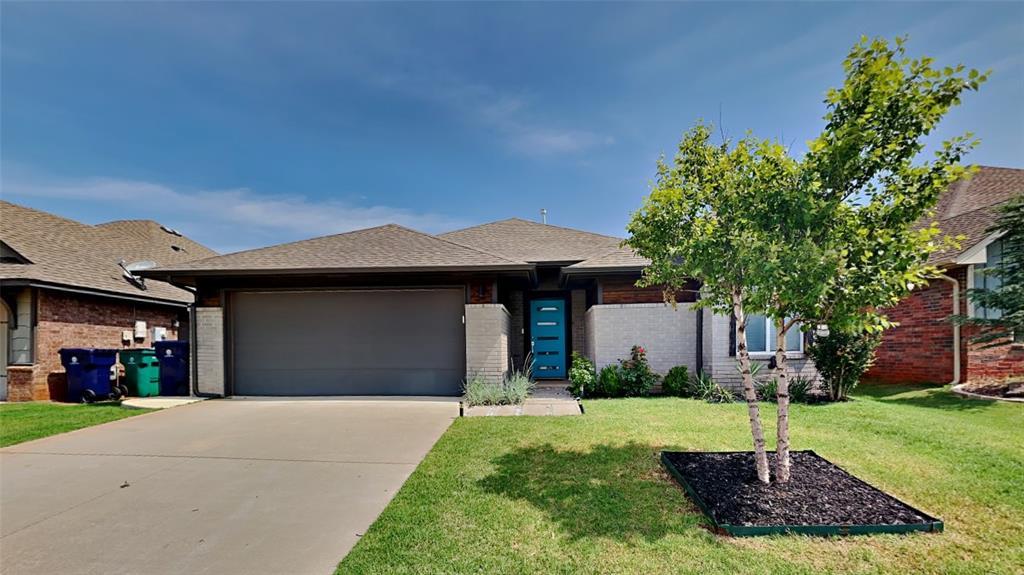 Introducing a luxurious 4 bedroom, 2 bathroom modern home in the highly sought-after Deer Creek Schools district of Oklahoma City, OK. This stunning property boasts a range of desirable amenities, including a neighborhood park, sprinkler system, and a large covered back patio perfect for outdoor entertaining. Inside, you'll find a spacious primary suite with a large walk-in closet, a walk-in pantry, and a modern kitchen featuring a 5 burner gas range, farmhouse sink, and waterfall countertop. The home also includes a walk-in shower with a deep soaker tub, stained concrete floors in common areas, and a stainless steel vent hood. With a fenced-in yard, 2 car garage, and convenient location in the Rockwell Village Community, this home offers the perfect blend of comfort and style for modern living. Don't miss out on the opportunity to make this your dream home! Pets case by case.Stainless steel 5 burner gas range, dishwasher and microwave are included.Stainless steel Samsung refrigerator, washer and dryer are included AS-IS.All residents are enrolled in the Resident Benefits Package (RBP) for $45.00/month which includes renters' insurance, credit building to help boost your credit score with timely rent payments, $1M Identity Protection, HVAC air filter delivery (for applicable properties), our best-in-class resident rewards program, and more! If you already have renter’s insurance, upon acceptance that it meets all lease requirements, the RBP would be $31.05/month. More details upon application