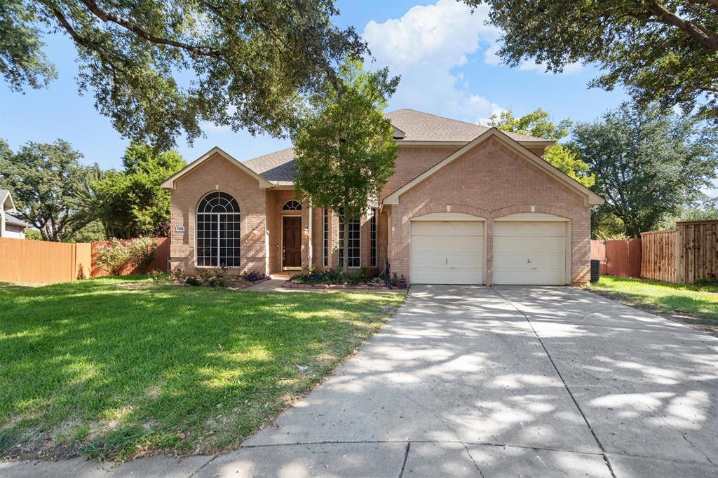 Spacious 4-bedroom home in the heart of Flower Mound, zoned for the highly sought-after Flower Mound High School! With over 3,100 sq. ft. of living space, this property offers a fantastic floor plan ready for your personal touch. Step into a grand vaulted entryway with an open staircase leading to both the main living area and the upper level. Upstairs features three bedrooms and a large game room—perfect for entertaining or relaxing. The open layout on the main floor includes plenty of natural light and a welcoming flow throughout. The primary suite is conveniently located downstairs and features a cozy fireplace, double vanity with built-in desk, deep jetted tub, separate shower, and generous windows for bright, airy comfort. Enjoy the Texas sunshine in your private backyard oasis, complete with a sparkling pool, attached spa, and plenty of room to play or garden. This home needs a some TLC but offers incredible potential in one of Flower Mound’s most desirable neighborhoods. Bring your vision and make this one your own!