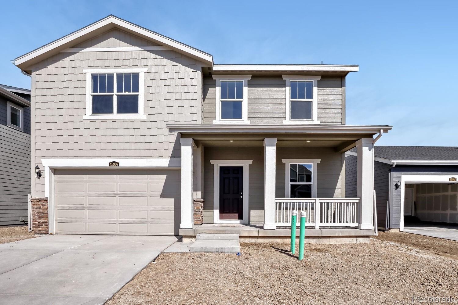 Available with rates as low as 3.75 % FHA/VA/CONV and 4.125% USDA when using builder’s preferred lender – terms and conditions apply – ask for details****Contact builder today about Special Financing for this home – terms and conditions applyRear yard landscaping and fencing included with this home.Available NOW! Feel right at home in this beautiful Oliver 2-story floorplan located in Muegge. Featuring 4 beds, 2.5 baths, great room, kitchen, study and 2 car garage. Beautiful upgrades and finishes throughout including luxury vinyl plank flooring, stainless steel appliances and more. The builder provides the latest in energy efficiency and state of the art technology with several fabulous floor plans to choose from. What some builders consider high-end upgrades, this builder makes a standard inclusion. Muegge Farms offers single family homes for every lifestyle. Close to dining, shopping, entertainment and other amenities. Come see what you have been missing today! Welcome home!  Association information provided is for the metro district.