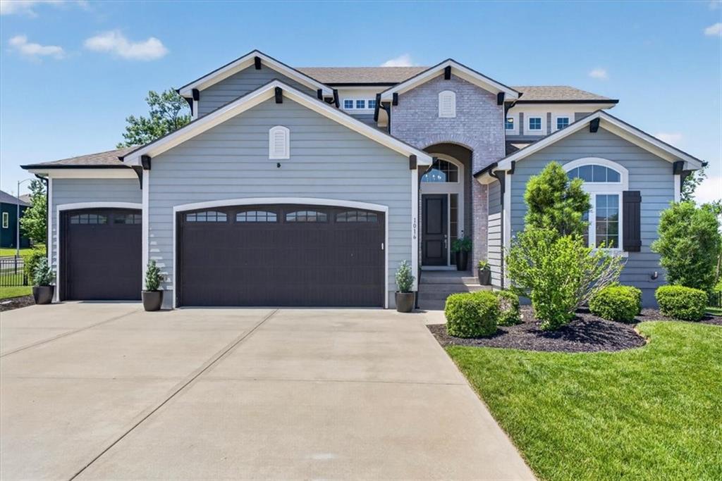 Welcome to 1016 Bridgeshire; your next home boasting ample amounts of space, vaulted ceilings, walk in kitchen pantry, walk in closets, en suite bath off every bedroom, 3 car garage and walk out basement. Amongst the championship golf course, pro shop & on site dining, the stunning clubhouse privileges including social & event spaces, an active community featuring a fitness center, 2 dazzling swimming pools, tennis courts, trails & 108 acres of lake-life fun. 'The Brookline', one of SAB Home Builders more desired floor plans, provides exceptional space for flex living, dual laundry, drop zone / mud room, hardwood flooring, top tier cabinetry with millwork, crown molding and elegant neutral tones. Choose between multiple lounge & living room areas; the upstairs loft with large picture windows letting in a stream of natural light, cozy up on the main floor or head downstairs to the large, lower level; equipped with a wet bar, speakeasy & walkout covered porch patio. The over-sized garage, storm cellar or converted safe room allow plenty of storage space as well. A true Chef's Kitchen includes large prep island, walk-in pantry, dual ovens & gas stove are everything you've been waiting for as the heart of you home and entertaining. Enjoy hosting in your private backyard with a fenced and treed property line of greenspace as you play your tunes with top of the line surround system, NUVO, throughout the home and over the 2 covered patios. Bold accent walls, high-end finishes, vaulted & beamed ceilings at each turn. Fall in love with this high tuned home with room to grow! Walk or bike to convenient Creekmoor Elementary, food markets, dining and local shops. Enjoy every neighborhood amenity to imagine in this amazing opportunity at the ever sought Creekmoor community and start living the lifestyle you've been dreaming of today! Pre-Listing Inspection done by Signature Roofing with reports of "great condition", report available by request!