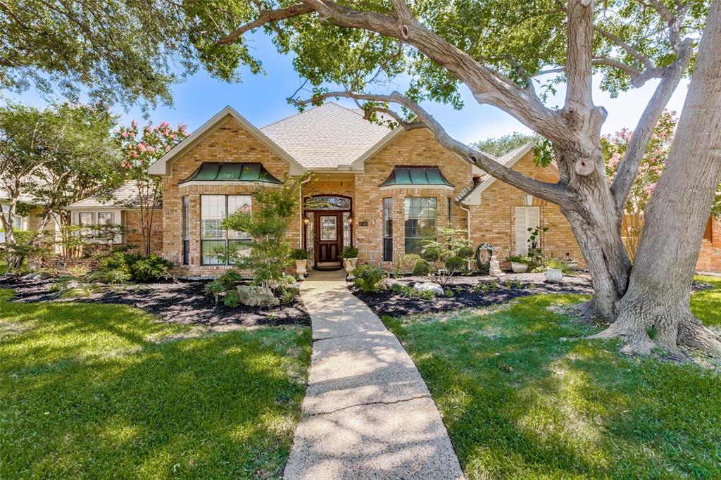 Welcome to Bentley Dr an Elegant West Plano Retreat with Resort-Style Pool. Ideally situated in prestigious West Plano and zoned to acclaimed schools, this family loved updated 4-bedroom, 3-bath residence exudes timeless sophistication and comfort. A grand open layout welcomes you with soaring ceilings, rich luxury vinyl plank flooring, and abundant natural light. The gourmet kitchen is a chef’s dream—appointed with gleaming granite countertops, premium stainless steel appliances, and an expansive island that seamlessly connects to the spacious living and formal dining areas. The serene primary suite is a true sanctuary, featuring a bay window sitting area, spa-inspired bath with jetted soaking tub, see through fireplace to primary bedroom and separate shower, includes a generous walk-in closet. Step outside to a private backyard paradise, to a covered patio, lush landscaping with two Crepe Myrtle trees creating a vacation like scenery looking at your sparkling pool & spa, create the perfect setting for both refined entertaining and quiet relaxation. Just moments from Legacy West, fine dining, upscale shopping, and major highways—this exceptional home offers luxury living at its finest in one of Plano’s most coveted neighborhoods.