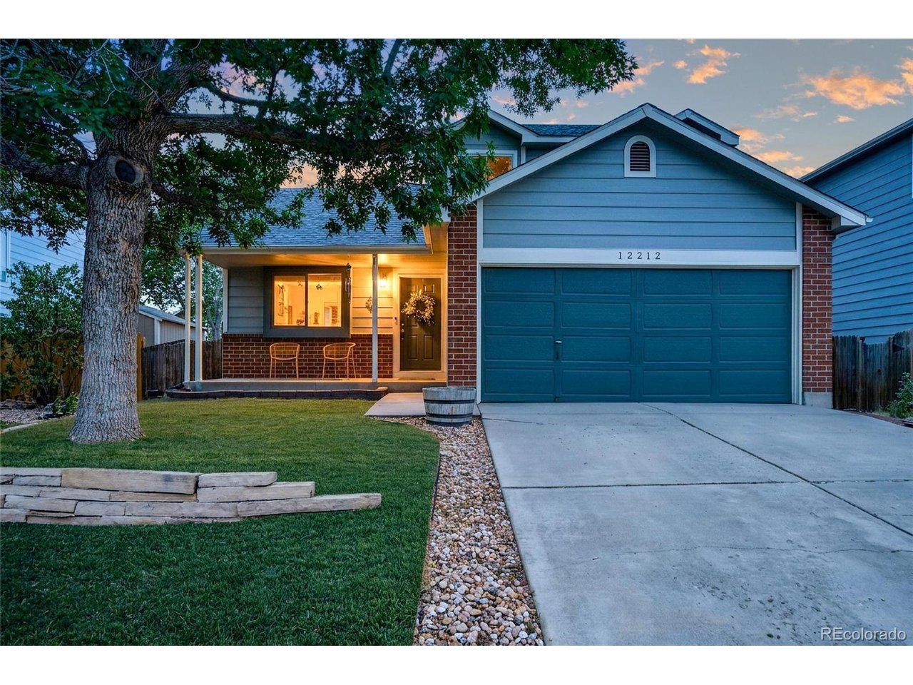 Welcome home to 12212 Forest Way, located in the highly desirable Concord neighborhood. This home offers 5 bedrooms, 2.5 bathrooms, 2-car attached garage, 1,965 sq ft, a sizeable backyard, a finished basement & has NO HOA. Enjoy the brand NEW LVP flooring throughout the home, NEW exterior paint, inviting living room, spacious dining room, and updated kitchen (all appliances included) with direct access to the backyard. The upper level boasts a shared full hallway bathroom,3 spacious bedrooms with ample closet space and easy access to the hallway bath. Plus a primary suite with a private 3/4 ensuite bath and walk-in closet. The finished basement showcases an additional bedroom/office, currently being utilized as a game room, and laundry room (washer & dryer included) & utility room. Out back enjoy expansive and the fully fenced and irrigated yard awaiting your vision. The 2-car attached garage offers 420 sq ft with additional storage space. Residents are just blocks from the Shadow Ridge Middle School, Billy Birch Pub & Yard, Outlaw Wings, and the Trailwinds Rec Center. This home has access to nearby parks, playgrounds, shopping centers, & dining options making it a great place to call home. Thornton is centrally located with easy access to I-25, & E-470. It is located an equal distance (30 minutes) from Denver and DIA.Don't miss your opportunity to own this incredible property. Contact us today for a private showing!