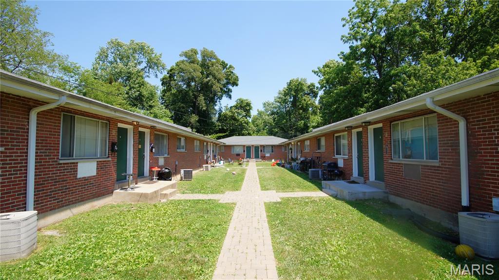 This property has a total of 11,536 sq. ft. across three buildings. There is opportunity to significantly enhance property value and cash flow by increasing below-market rents to align with current market rates, coupled with optimizing property management efficiencies for improved operational performance. There is the added potential to reduce or entirely eliminate utility expenses by billing tenants for their usage. 13 of the 2-bedroom, 1-bathroom of the units have been recently updated with one in progress. Significant improvements include a roof less than 5 years old and a newly redone parking lot within the past 2 years. Safety is a priority, with onsite cameras located at the complex. The property includes seven basements with 2 apartments sharing one basement. There are 14 washer and dryer hookups (no machines currently in place). The current rents bring $10,045/month. The nearby 2202 Hord, 63136 recently sold for $60,000 per unit, with each unit rented at $605/month.