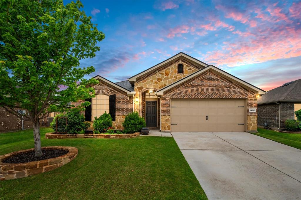 Welcome to the premier community of Sendera Ranch in Haslet, where stunning sunsets and a vibrant neighborhood lifestyle await. Residents enjoy access to multiple pools, a clubhouse, scenic walking trails, and a nearby catch-and-release fishing pond along Rancho Canyon Way. Located within the highly acclaimed Northwest ISD, this home offers both comfort and convenience.Thoughtfully updated, the property features a new roof installed in March 2024 with Class 3 impact-resistant shingles. In July 2025, a high-efficiency Carrier 3-ton, two-stage variable speed HVAC system with dual zones was added, enhancing year-round comfort. Additional upgrades include modern hardware, updated lighting fixtures, ceiling fans in all bedrooms, and energy-saving solar screens.Designed for entertaining, the expanded covered patio provides ample space for outdoor furniture and cooking, complete with custom stonework and a generous pergola. Inside, wide hallways and soaring ceilings create an open, inviting atmosphere. A custom walk-out, decked attic accessible from the upstairs living area offers versatile storage space.This home blends thoughtful upgrades with everyday functionality, creating a true retreat—and the perfect place to call home.