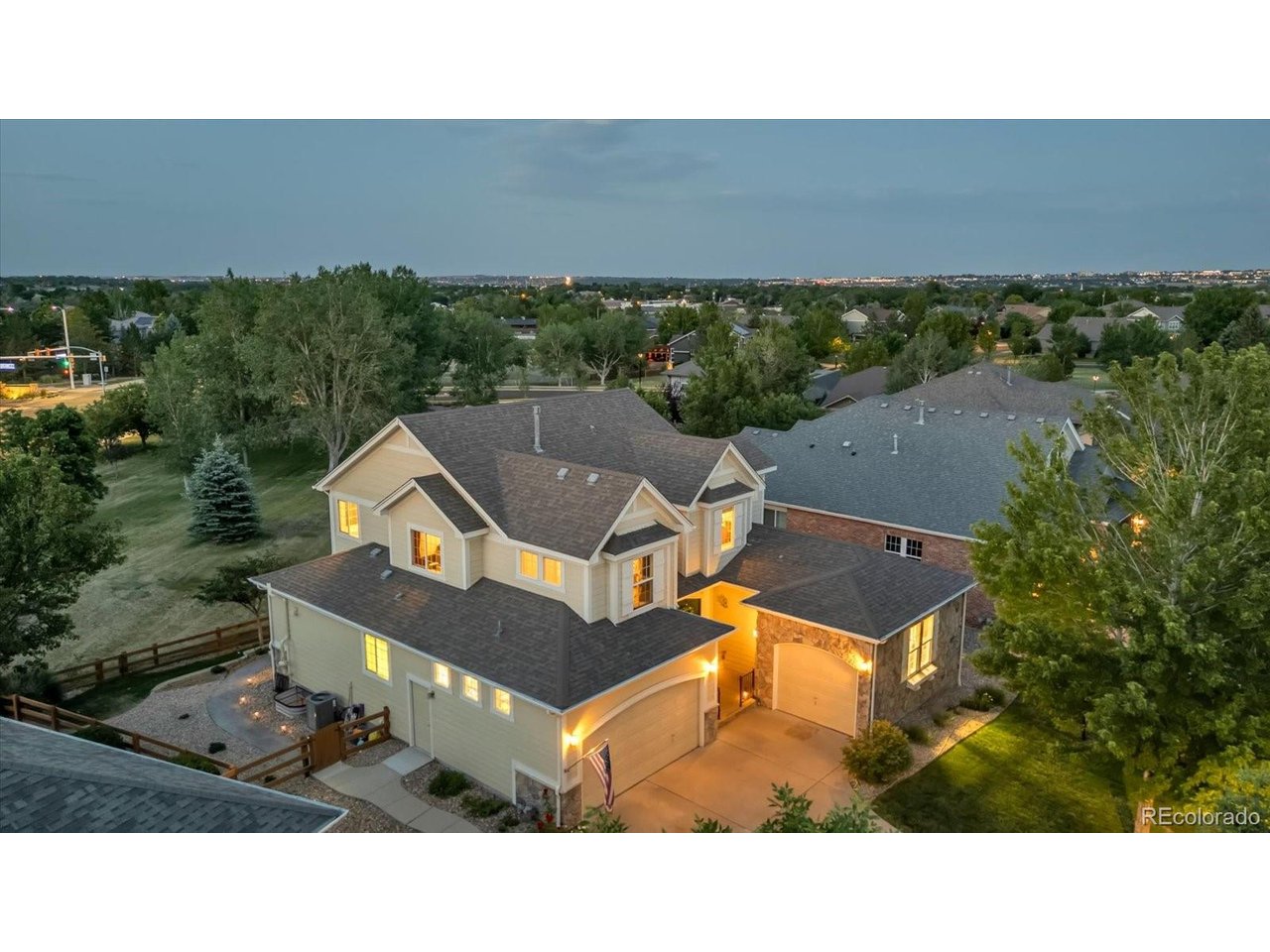 Amazing home in desirable Red Leaf Subdivision! Gorgeous, well maintained mature landscaping surrounds this solidly built higher end home. Long driveway provides plenty of parking.  Step into a private courtyard entrance leading to a large foyer. This home has a rare bedroom and full bath on the main level! Enjoy the huge living room, separate dining area, large kitchen with newer dishwasher and new commercial vent hood with main floor laundry room. Head upstairs to find a roomy loft area,  huge primary bedroom and 5-piece bath, two extra bedrooms with a shared full bath. Head downstairs to enjoy the full finished basement with a huge family room area, work out area and extra bedroom and bath! Other upgrades include brand new A/C and furnace and newer hot water heater. Excellent location in Broomfield! This won't last long!