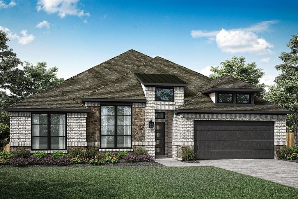 MLS# 21392365 - Built by Pacesetter Homes - Nov 2026 completion! ~ 1013 Ashcroft Lane features the Brighton floor plan with a 1-story layout offering 4 bedrooms and 3.5 bathrooms. The home includes a multi-generational layout at the front with a kitchenette for added flexibility. The family room features a fireplace, cathedral ceiling, and added LED disk lighting, with pre-wiring for a wall-mounted TV. The deluxe kitchen includes stainless steel appliances, 42? cabinets, a desk at the butler’s pantry, and brushed nickel light fixtures. Additional windows at the dining area bring in natural light. The master bedroom features a pop-up ceiling and connects to a luxury master bath with a separate tub, shower, and shower seat. Additional features include full gutters and a Ring Floodlight Cam Pro for added security.