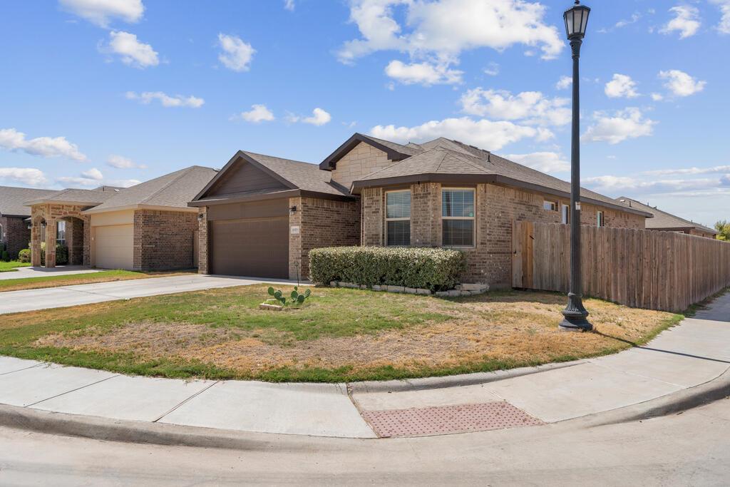 Welcome to this low-maintenance 4-bedroom, 2-bath home in the desirable Homestead at Parks Bell Ranch.  this home offers easy living with ALL-TILE FLOORING throughout.  The backyard is designed for LOW-MAINTENANCE outdoor living, featuring turf and a pergola, creating a comfortable space to relax or entertain. Recent UPDATES include a new dishwasher, new microwave, and new water softener.  FURNITURE AND APPLIANCES ARE NEGOTIABLE with an acceptable offer!SELLER IS OFFERING UP TO $7,000 IN BUYER CONCESSIONS!!