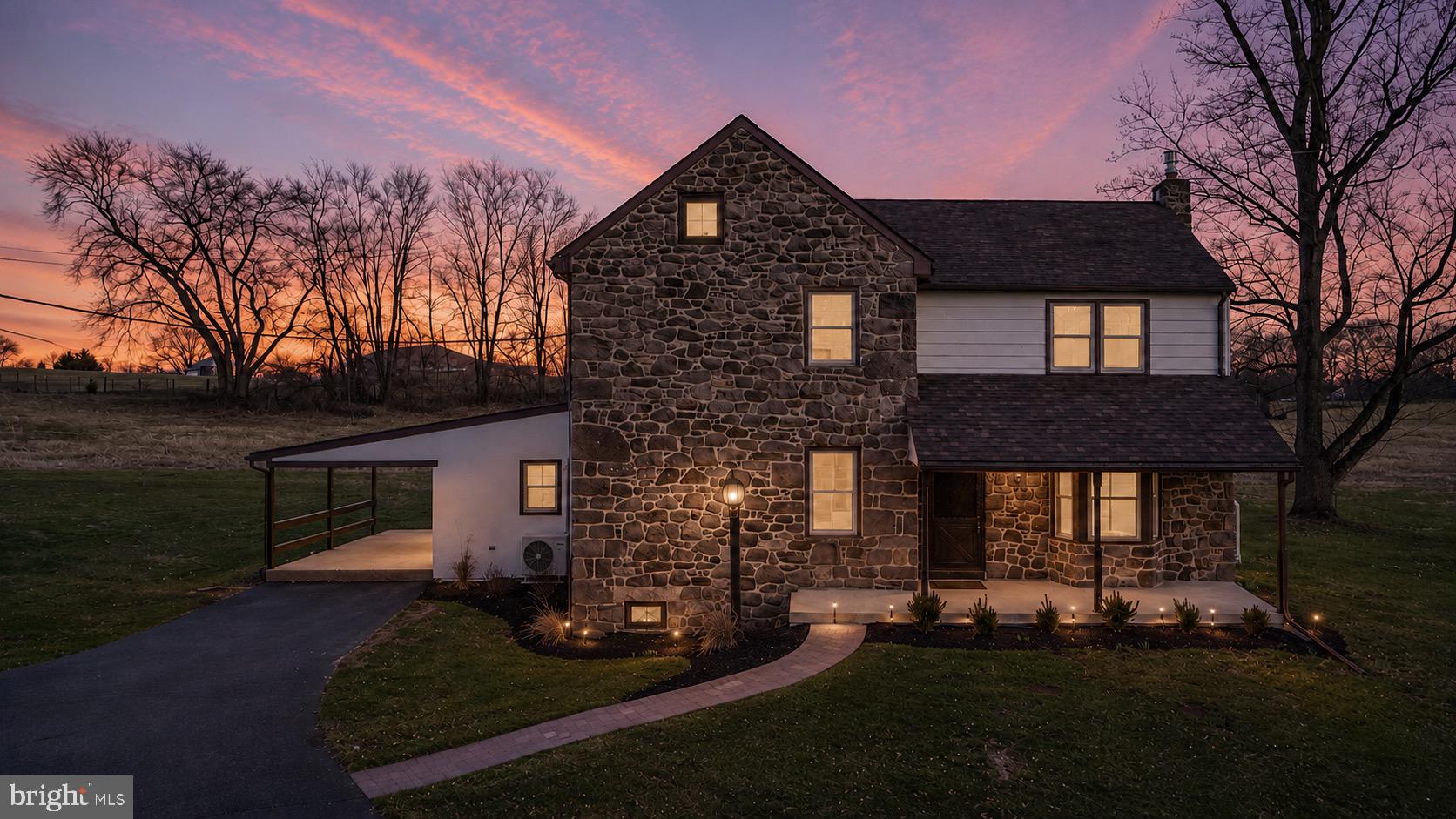 If you’ve been looking for a little more space, a little more quiet, and a home that feels genuinely different from everything else you’ve seen, this may be it.Set back from the road and tucked away from neighboring properties, this approximately 6.3-acre setting offers a wonderful sense of privacy and seclusion in the Spring City countryside. The nearly 200-year-old farmhouse offers the character of an older home without feeling like a project you have to take on from day one. The 3-bedroom, 2-bath home has been thoughtfully maintained, with fresh paint, new carpet throughout much of the home, a newer roof, and a freshly painted exterior.Inside, deep-set windows, stone details, original wood floors, exposed beams and warm woodwork give the home the kind of character that simply can’t be recreated in newer construction. It feels comfortable, inviting and refreshingly authentic.But what really sets this property apart is everything beyond the house. The beautiful stone bank barn is a centerpiece of the property, with original wood beams and traditional mortise-and-tenon construction still in remarkable condition. Additional outbuildings provide space for equipment, hobbies, animals, storage—or whatever you’ve been wishing you had room to do.There’s plenty of open space, mature trees, covered outdoor areas and room to simply spread out and enjoy the property, all with the added benefit of privacy and distance from the road and surrounding neighbors.Located in the Owen J. Roberts School District, this is more than an old farmhouse on acreage. It’s an opportunity to have some land, some history, and enough flexibility to make the next chapter here distinctly your own.