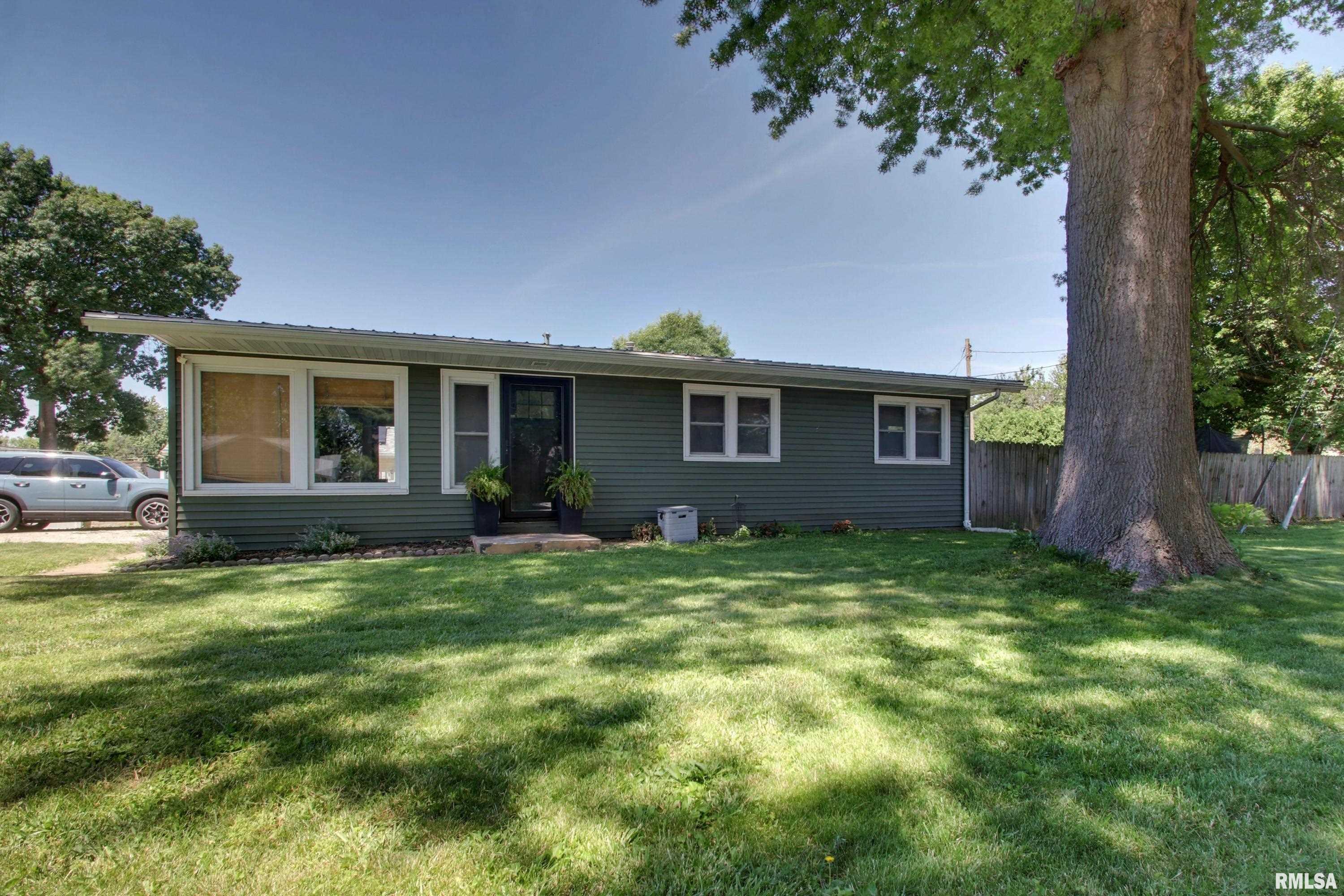 Welcome home to this well-maintained 3-bedroom, 1.5-bath ranch offering comfortable one-level living. Vaulted wood ceilings create a warm and inviting atmosphere throughout the home. The updated kitchen and dining area feature quartz countertops, providing both modern style and everyday functionality. Step outside to enjoy the fully fenced backyard and patio, offering the perfect space to relax, entertain, or create your own private retreat. Recent updates include a kitchen remodel in 2024 and a new furnace in 2025. The stove, refrigerator, and dishwasher will convey with the sale. Sale is contingent upon the sellers securing suitable housing. Schedule your private showing today!