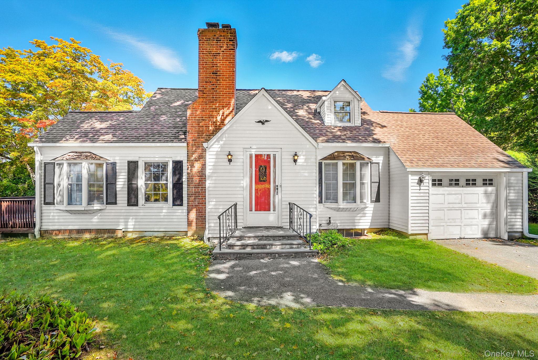 Welcome to 2 Meadow Drive, a classic Cape Cod home ideally set on a flat corner lot in the heart of Armonk. This move-in ready 3-bedroom, 2-bathroom home offers the perfect balance of timeless charm and modern updates, with opportunity for expansion or to further customize to your needs.

The first floor features a bright living room, dining room, and a sun-filled bonus room ideal for a home office, gym, or media space. A spacious kitchen with a breakfast nook, a large first-floor bedroom, and a beautifully renovated powder room complete the main level. Upstairs, you’ll find two generously sized bedrooms that share a full hall bath.

Outdoors, enjoy a large deck overlooking a flat and newly fenced in private backyard, perfect for entertaining or relaxation. The unfinished lower level provides additional potential for expansion.

Minutes to one of many Town parks and to Armonk’s vibrant town center. 2 Meadow Drive combines comfort, convenience, and endless possibility, a true Armonk gem. All permits and COs are in place.