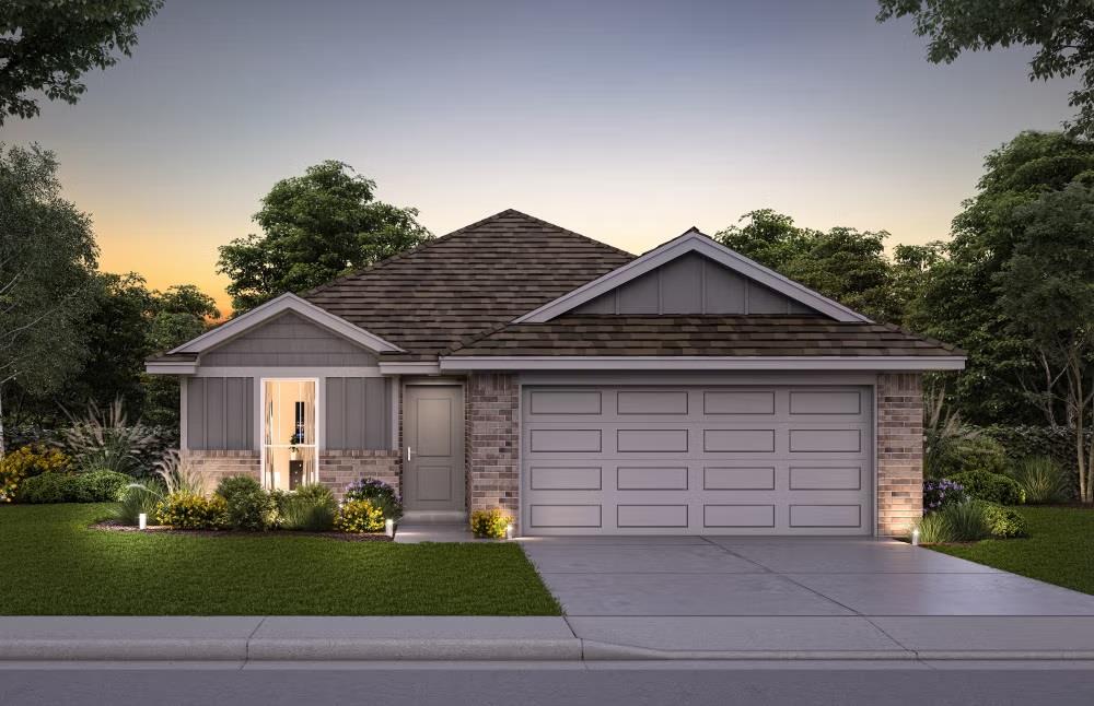 Great layout and use of space in this home! The living room is very large
with lots of windows letting in natural light. The kitchen features a big
island, custom cabinets, quartz tops, deep sink, stainless steel Samsung
appliances and a beautiful tiled backsplash. Nice sized pantry. The
primary bedroom is spacious and the primary bathroom comes with a floor to
ceiling tiled shower and a huge closet. Both spare bedrooms are roomy.
Built in linen cabinet in the hall. The study is so useful and had a large
window overlooking the front yard. Tankless hot water. Great quality
construction with excellent warranties!