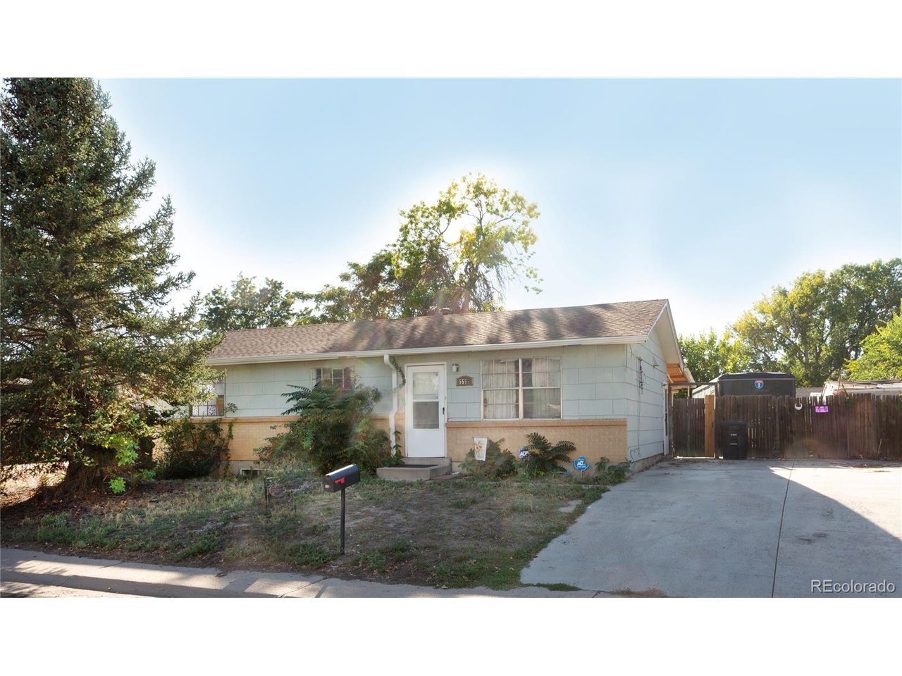 This is the one, This four bed two bath features a newer Furnace & Central A/C newer roof, & Electrical service. This home also boasts a large back yard with two sheds. The driveway is an oversized concrete pad for extra parking. There is a covered patio on the back porch. This is a value with some sweat equity.